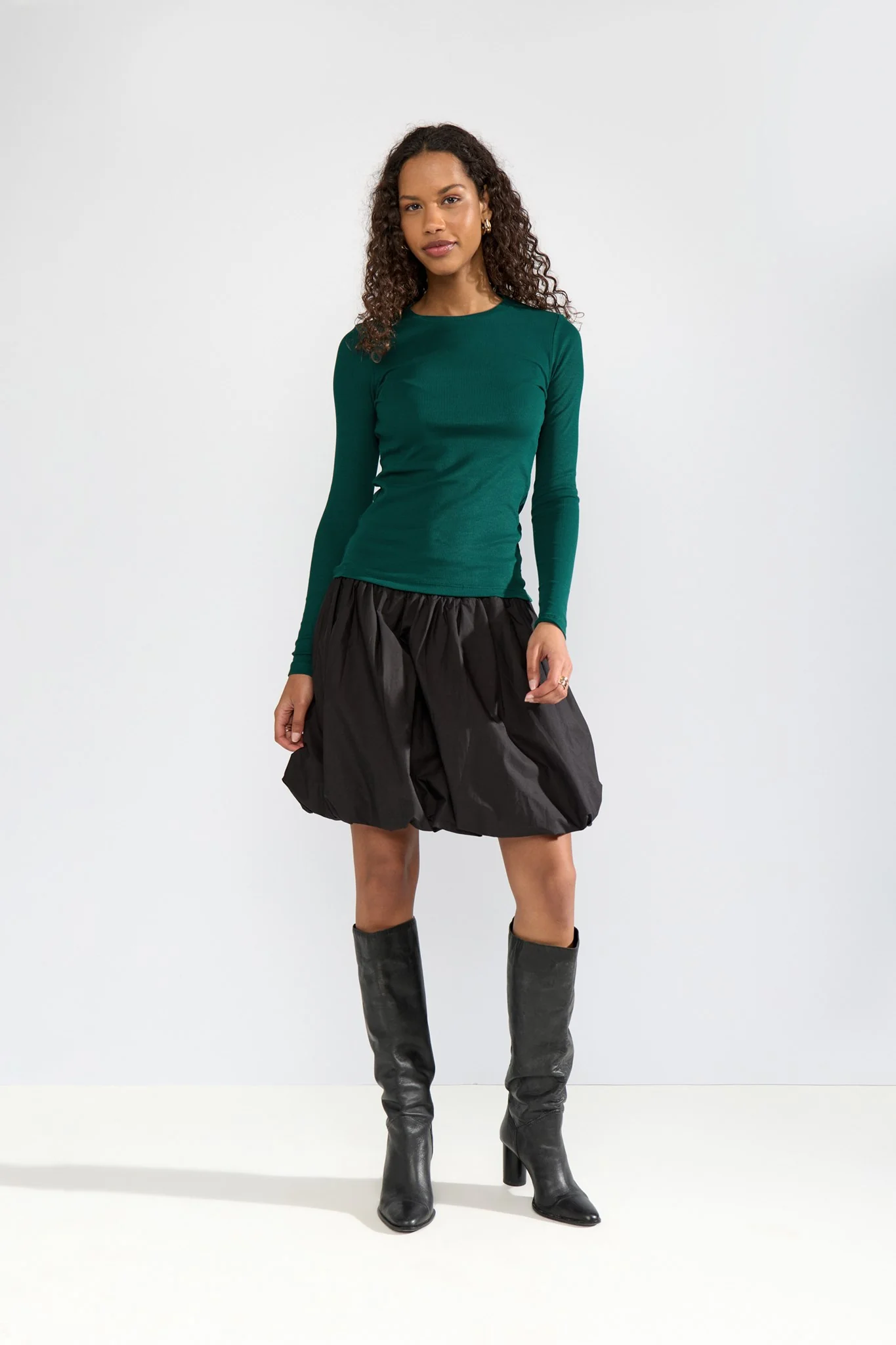NURILEY LS TEE - Rain Forest - Image 3