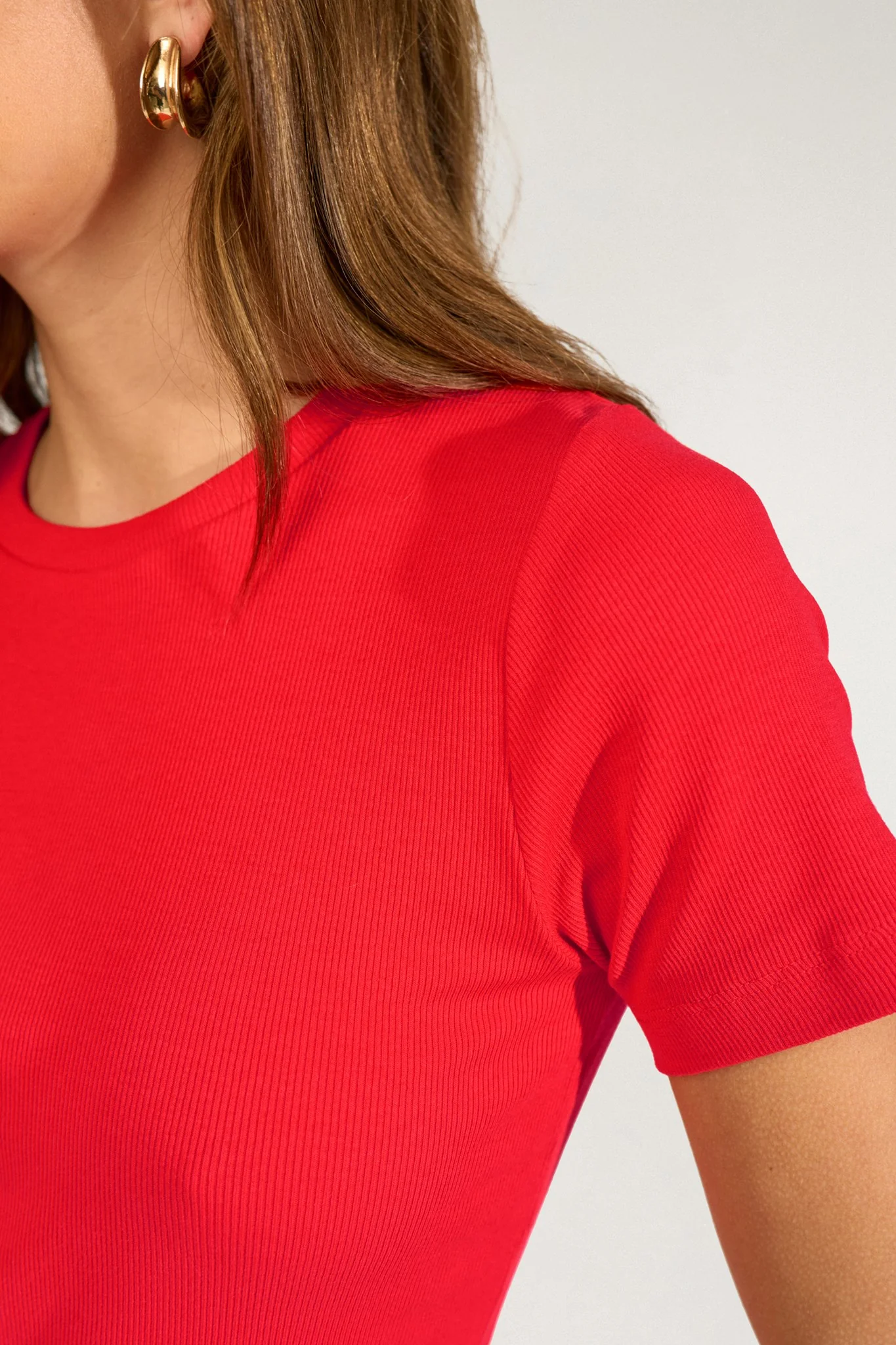 NURILEY SS TEE - Fiery Red - Image 5