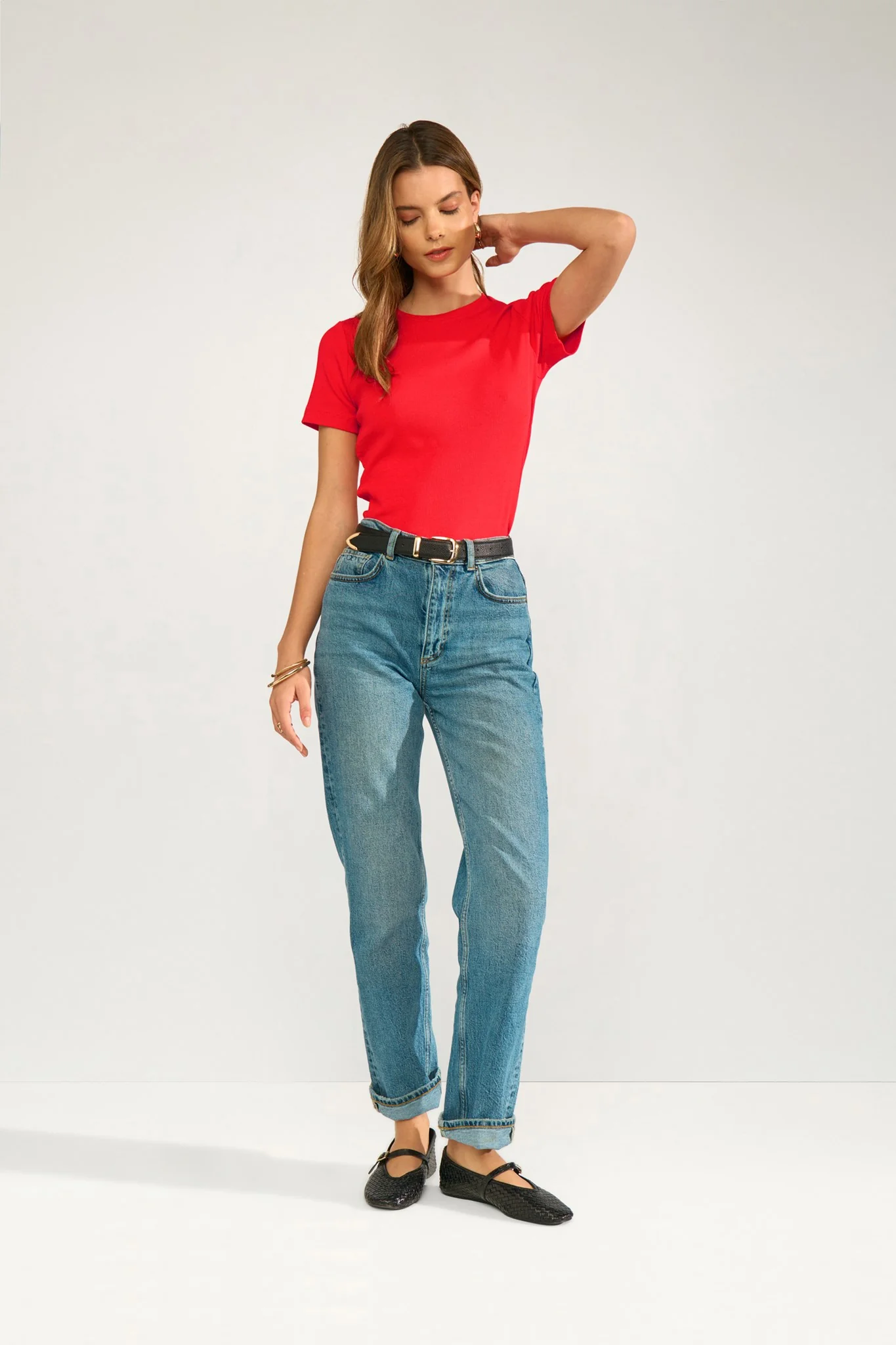 NURILEY SS TEE - Fiery Red - Image 7