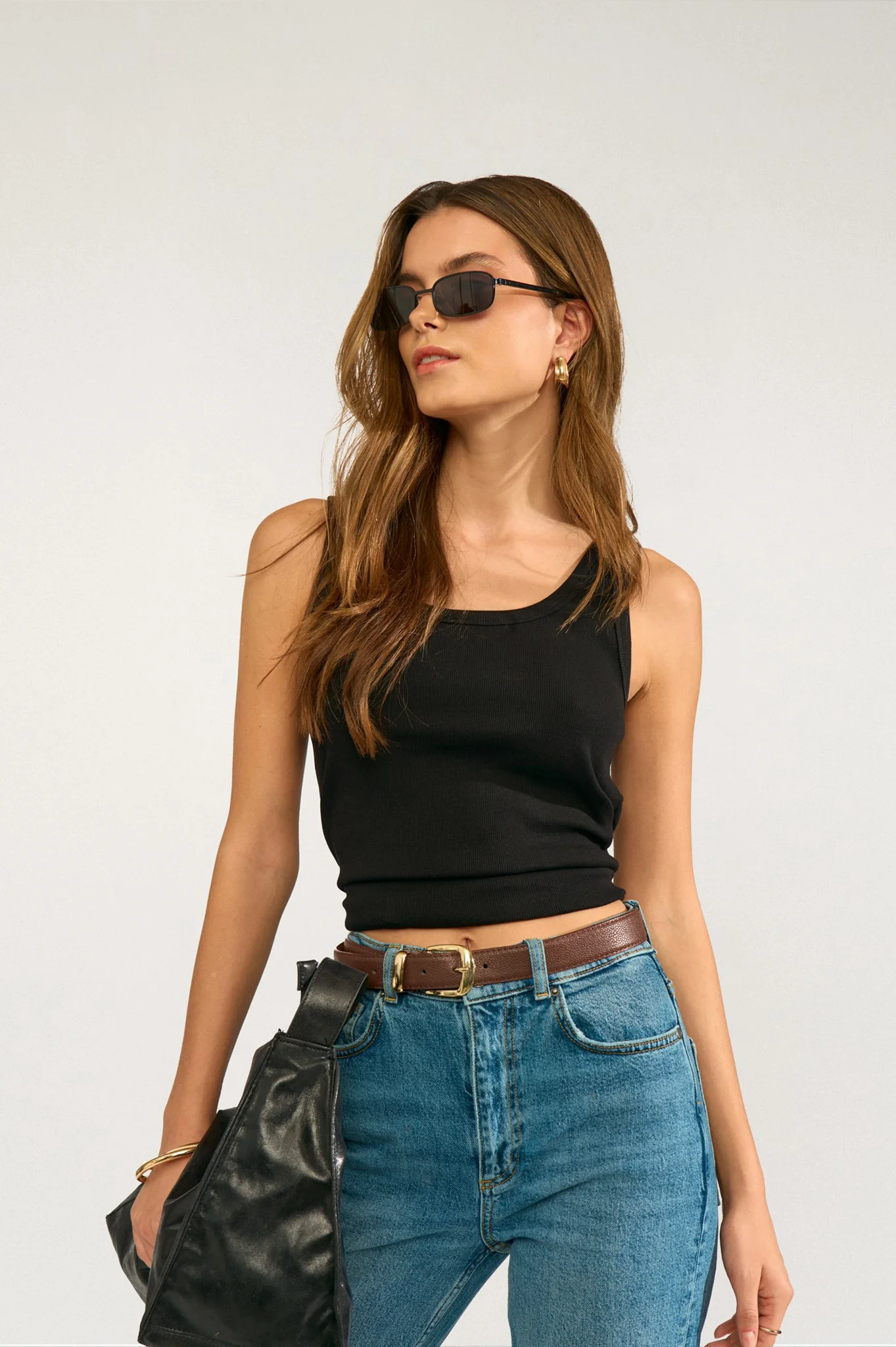 NURILEY TANK TOP - Caviar - Image 6