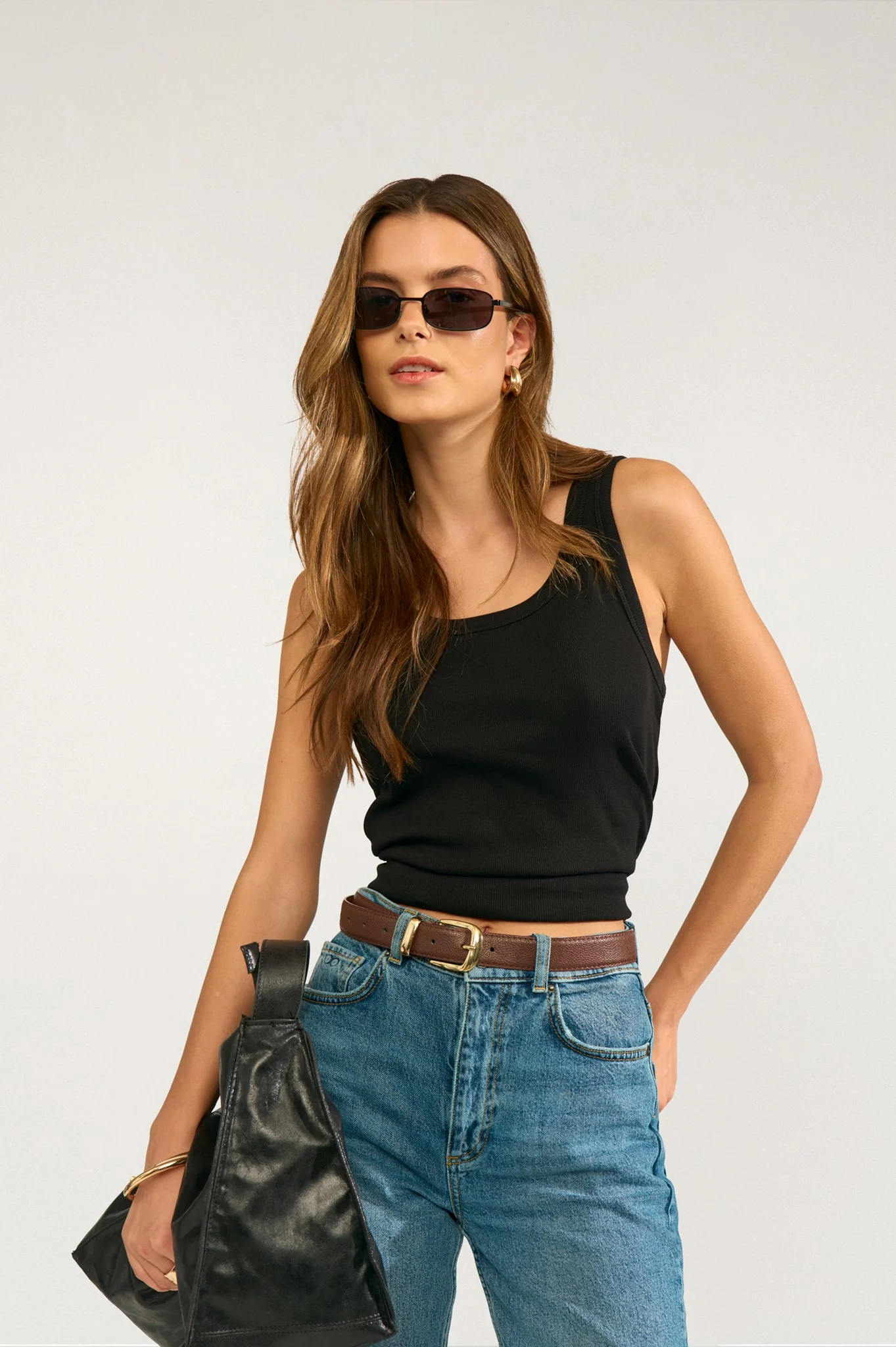 NURILEY TANK TOP - Caviar - Image 7