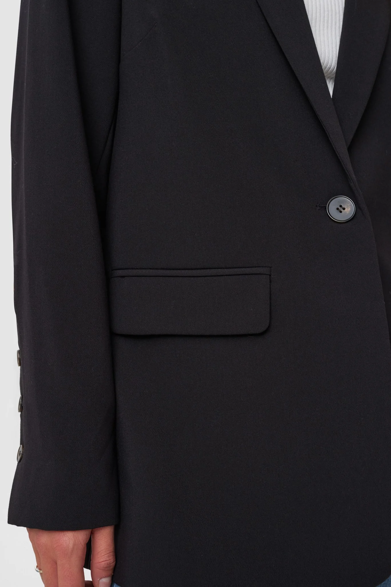 NURONJA BLAZER  - Caviar - Image 5