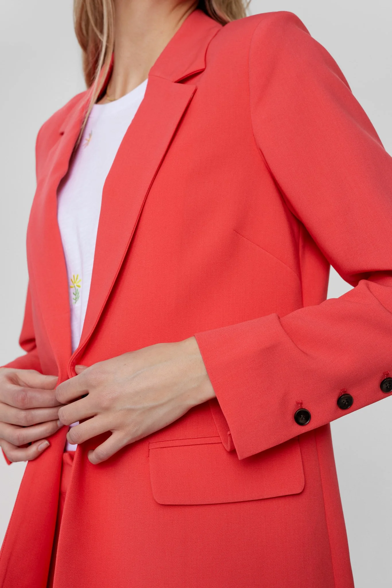 NURONJA BLAZER  - Teaberry - Image 4