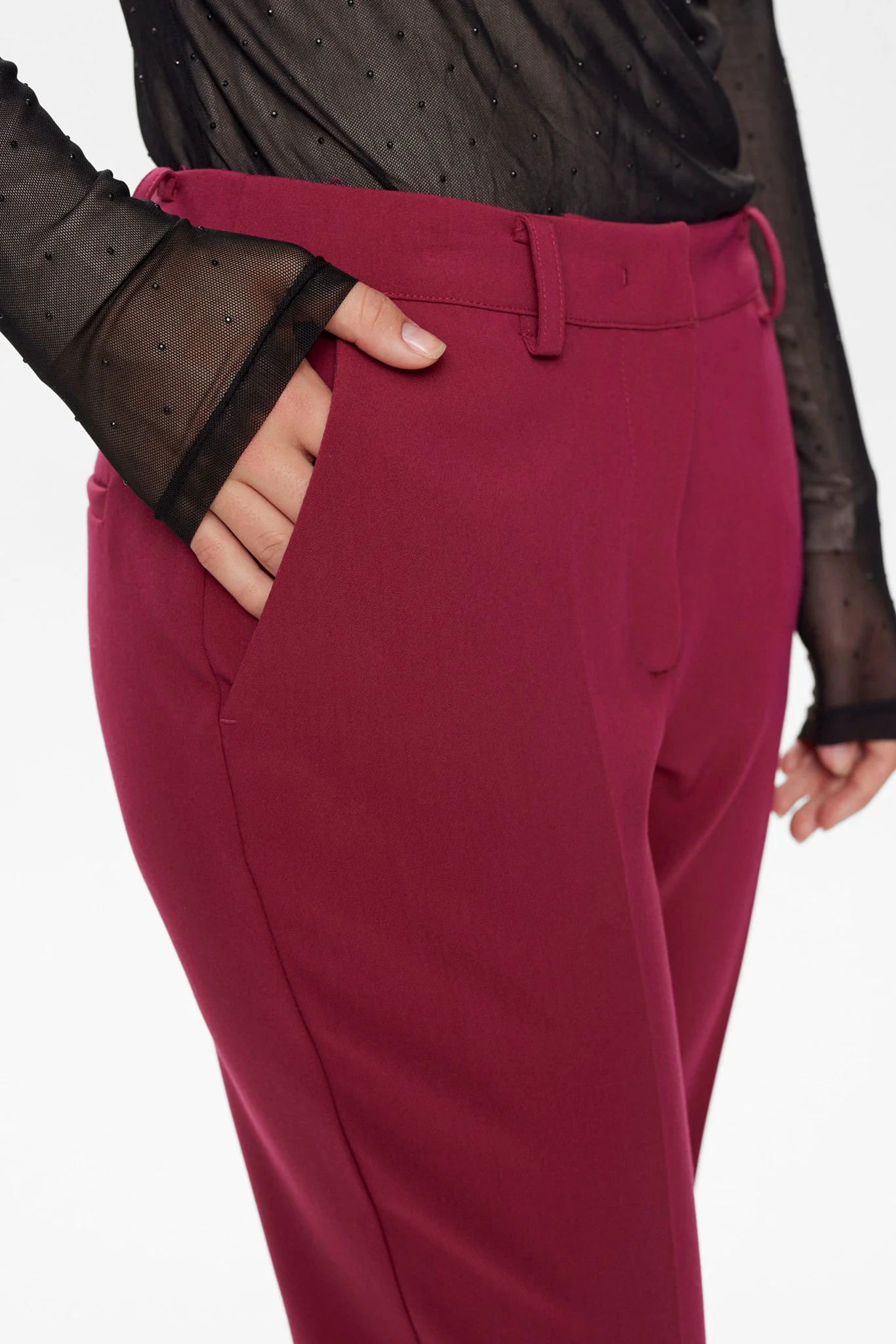 NURONJA KENDALL PANT - Beet Red - Image 4