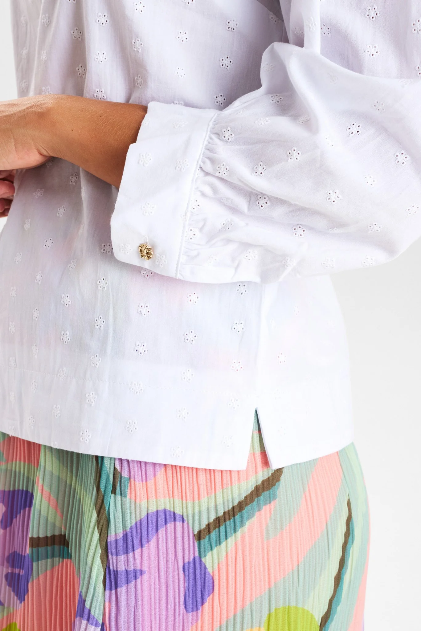 NUROSA BLOUSE - Bright White - Image 4