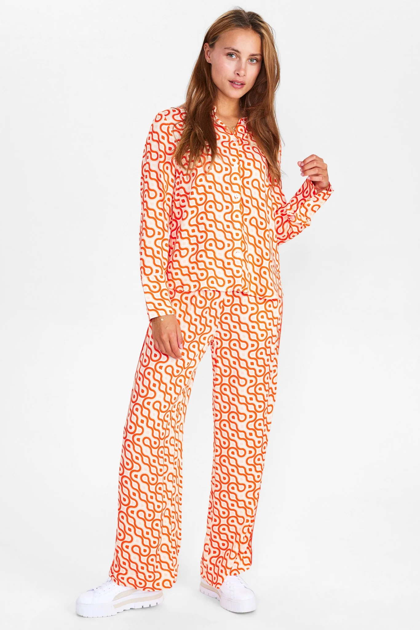 NURUBY SHIRT - Cherry Tomato - Image 6