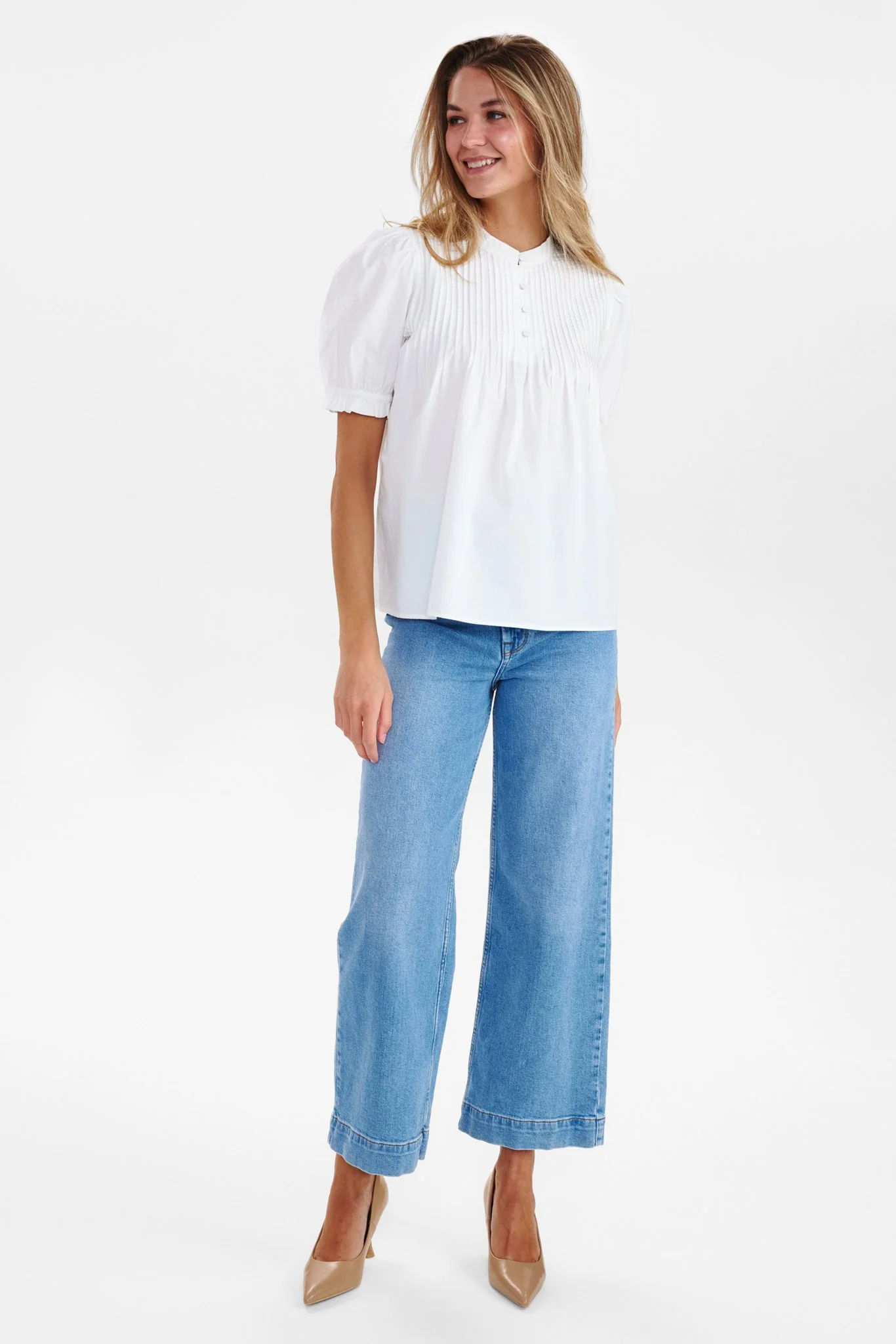 NURUNA BLOUSE  - Bright White - Image 3