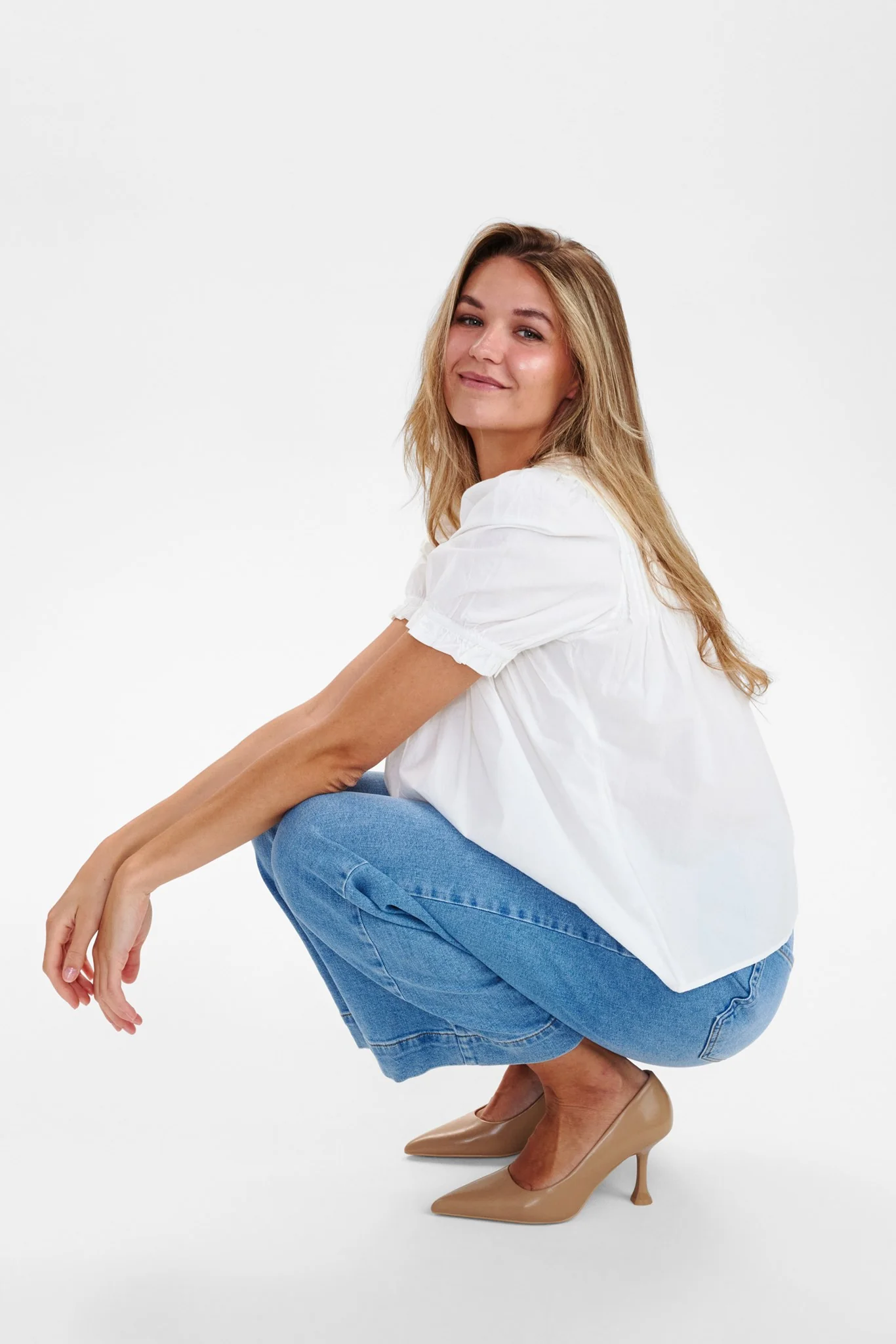 NURUNA BLOUSE  - Bright White - Image 6