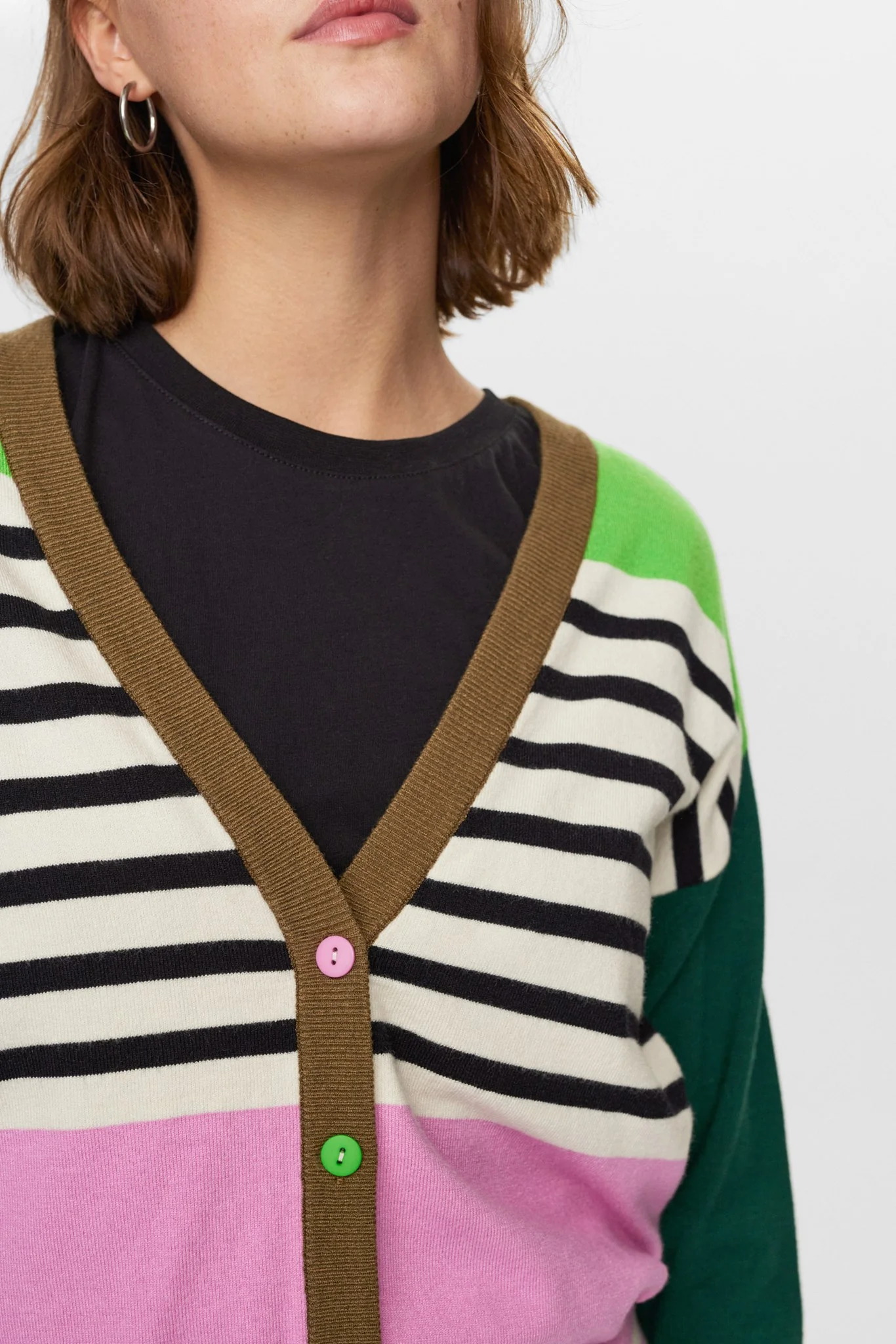 NUSADENA CARDIGAN  - Fuchsia Pink - Image 4