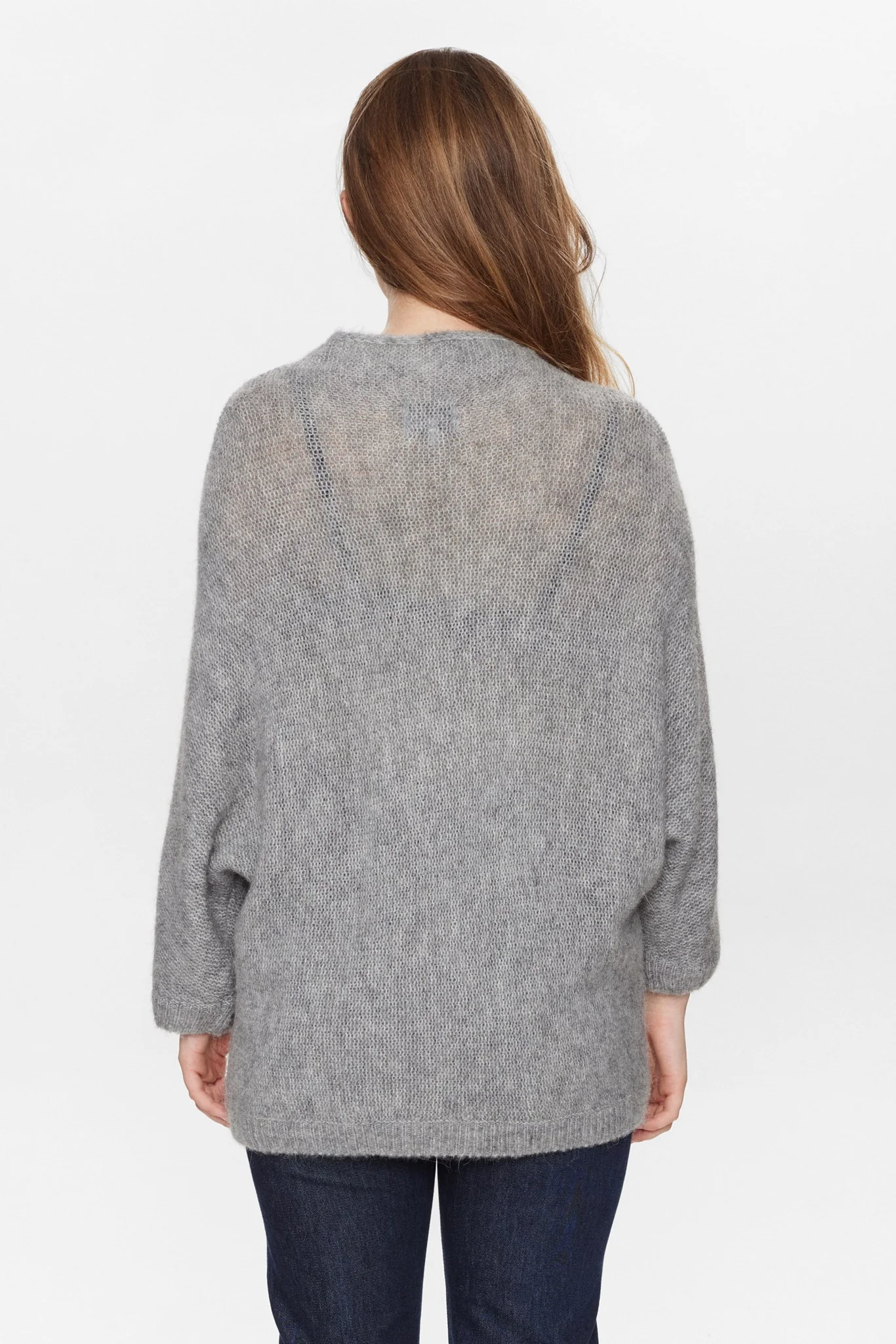 NUSAIDANI PULLOVER - Medium Grey mel - Image 2