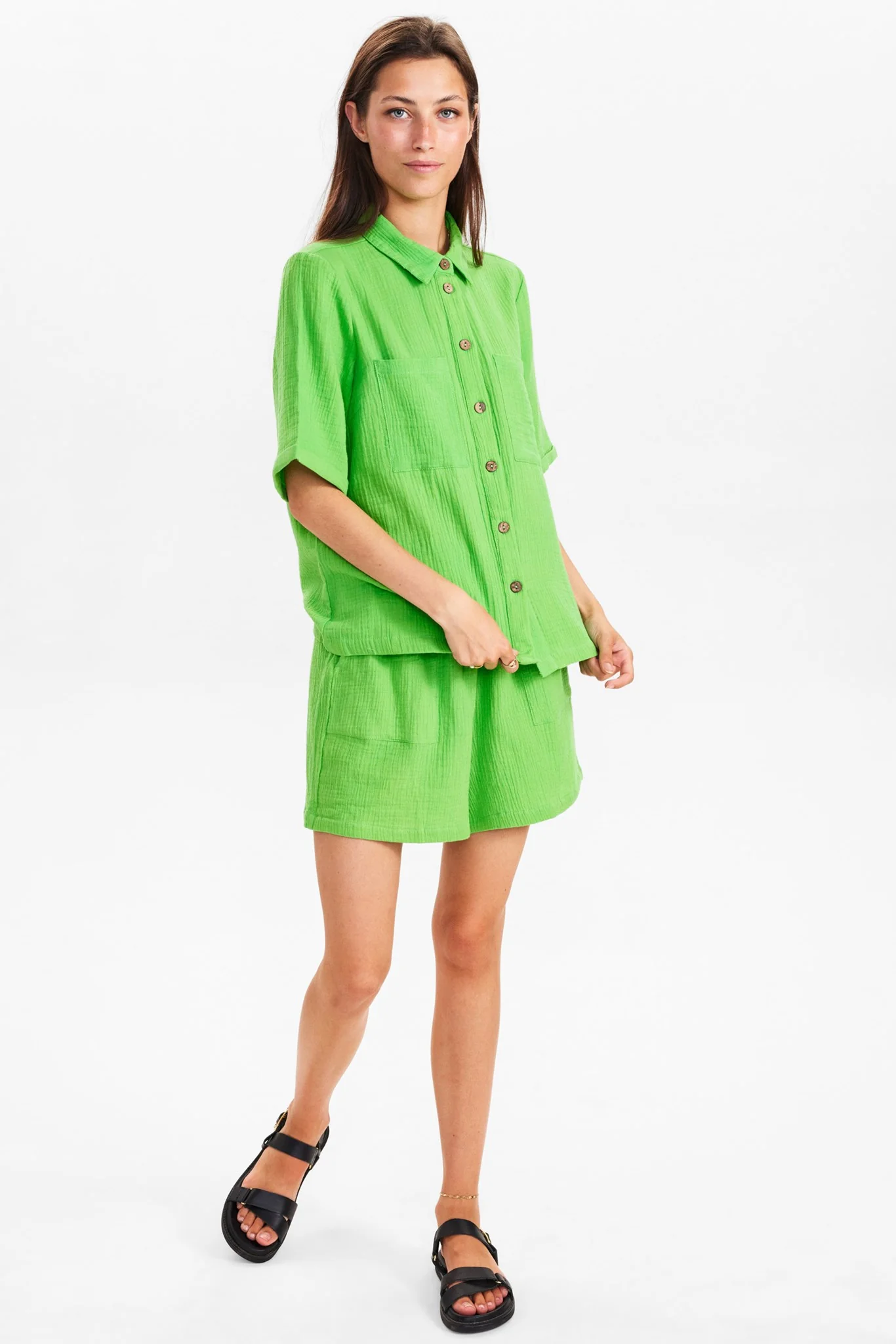 NUSANA SHIRT - Poison green - Image 3