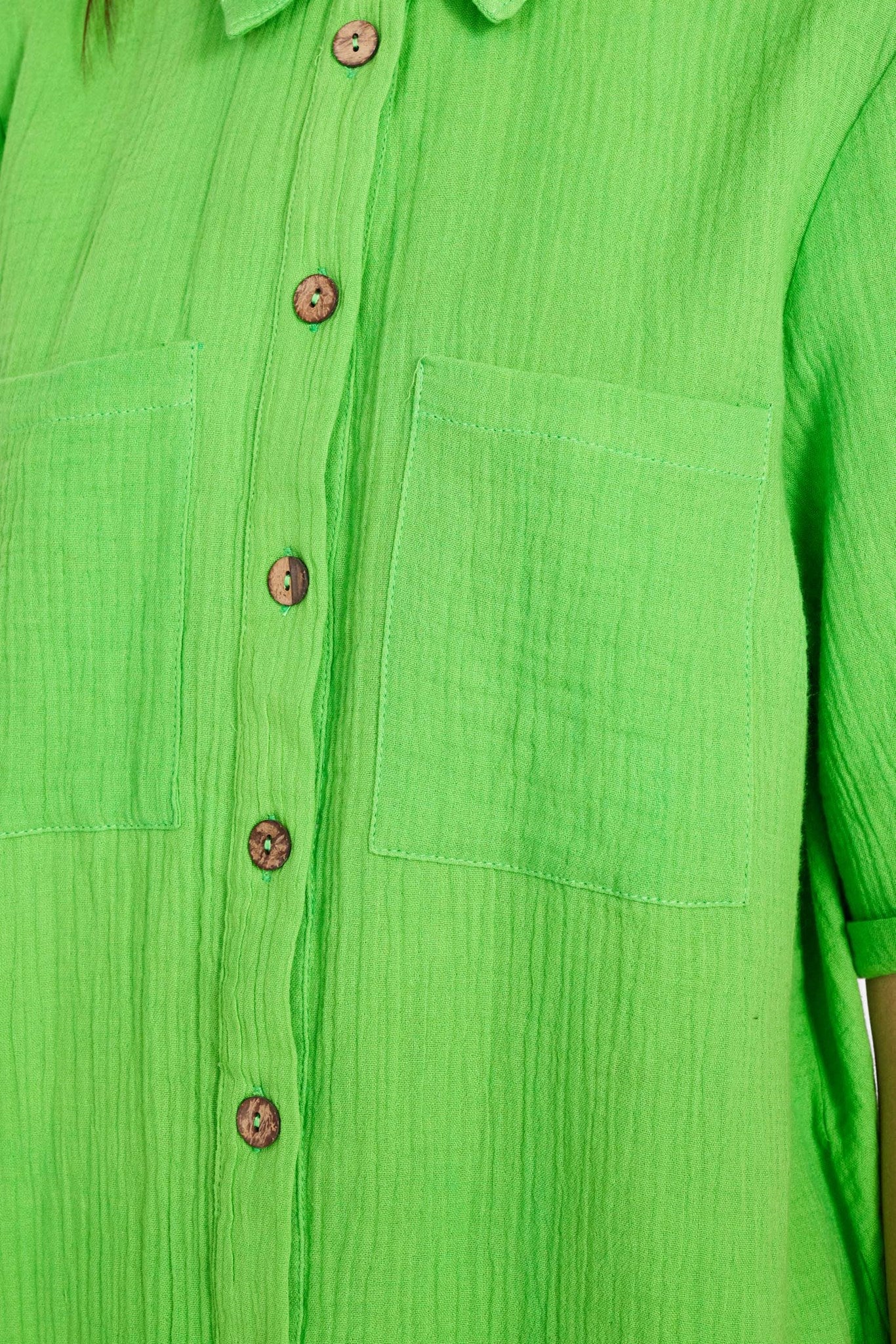 NUSANA SHIRT - Poison green - Image 4