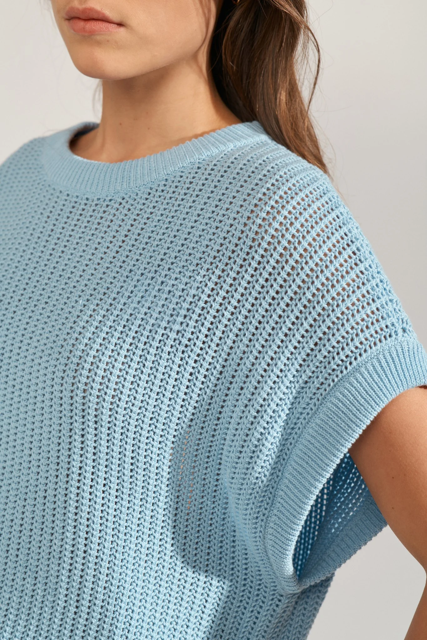 NUSANNI PULLOVER - Placid Blue - Image 4