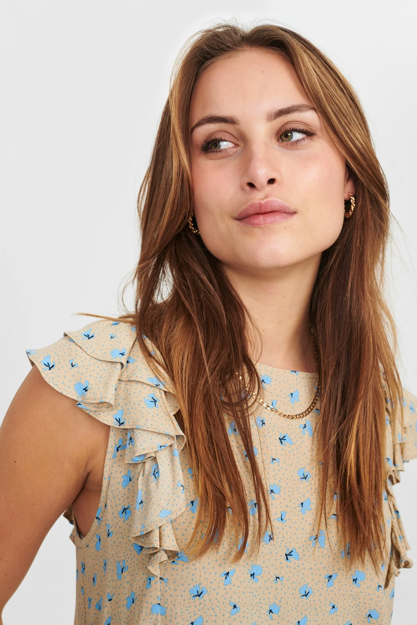 NUSARAH BLOUSE - Sesame - Image 6