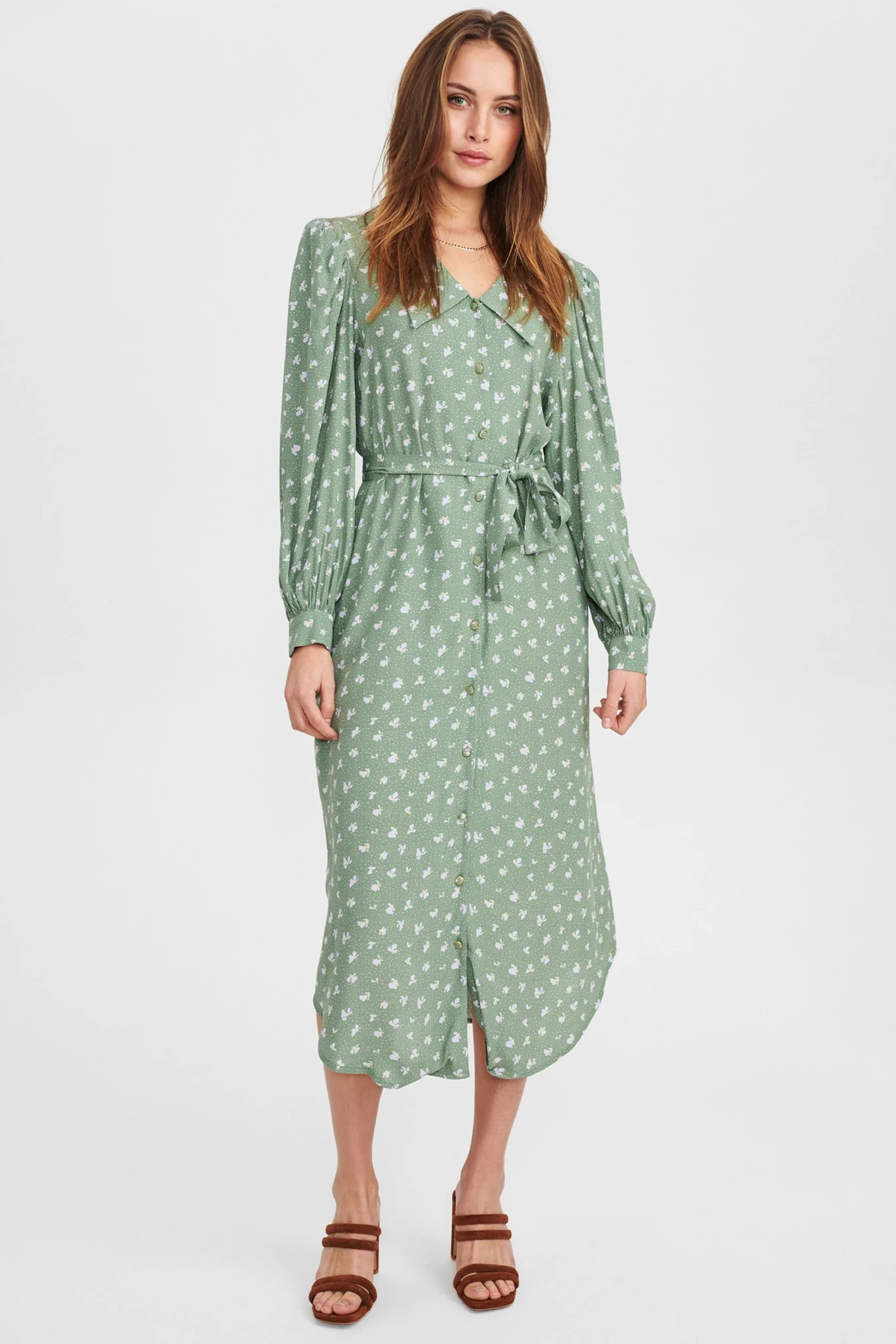 NUSARAH LS DRESS - Sea Spray - Image 3
