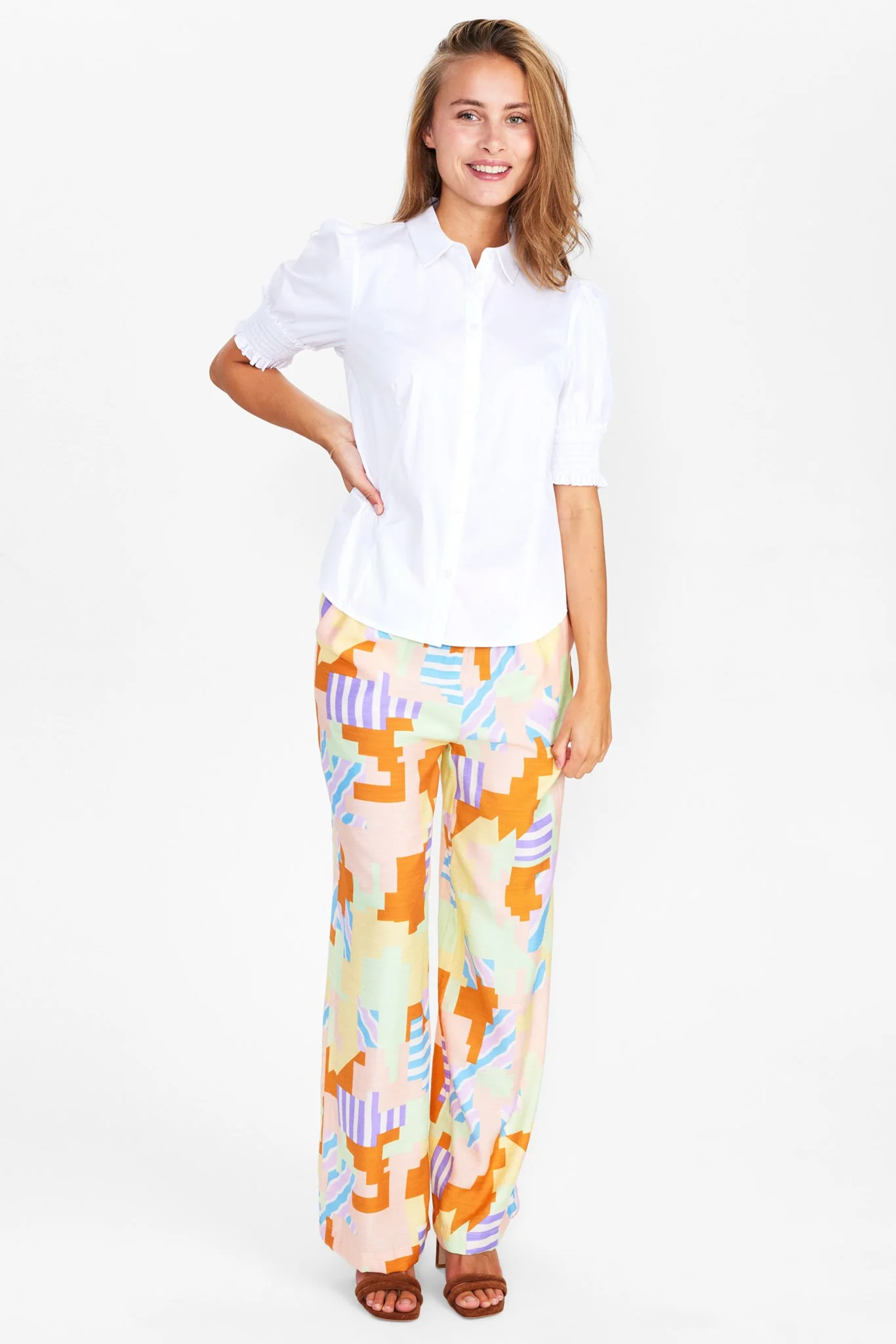 NUSATI BLOUSE - Bright White - Image 3