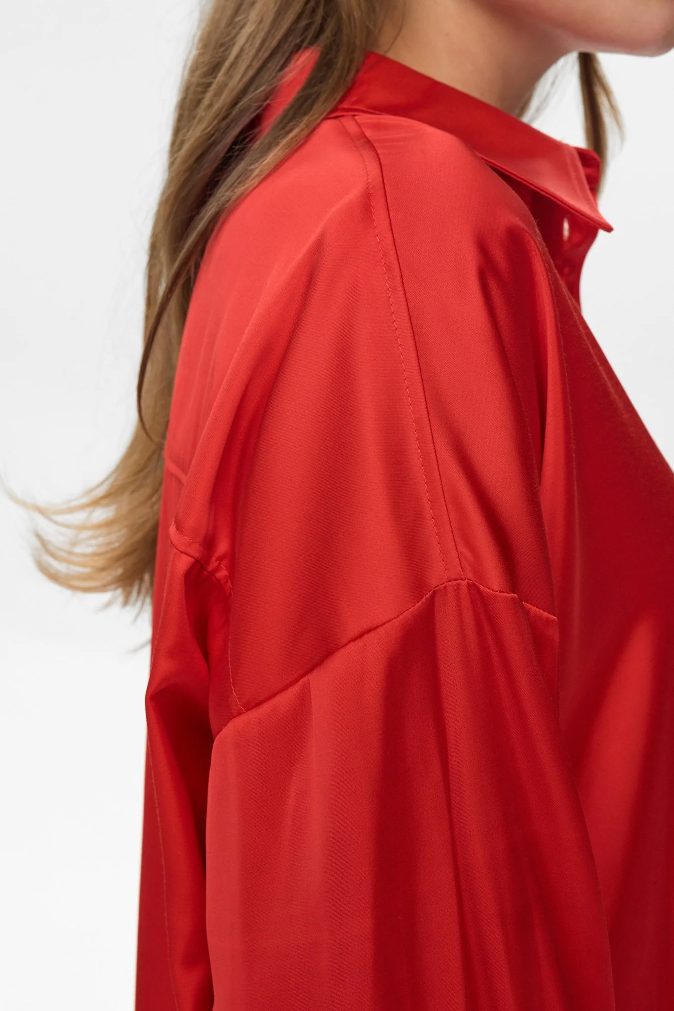 NUSATTI SHIRT - Fiery Red - Image 5
