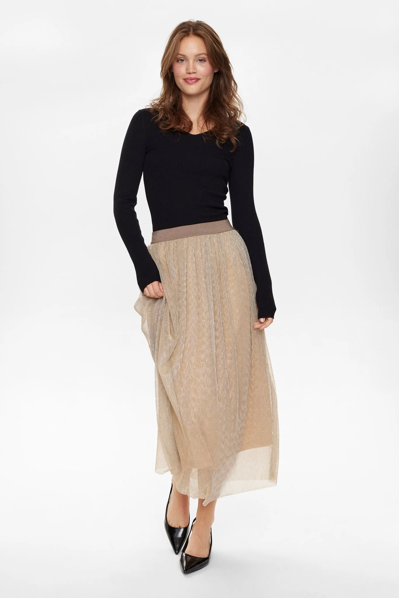 NUSEA SKIRT - Gold - Image 3