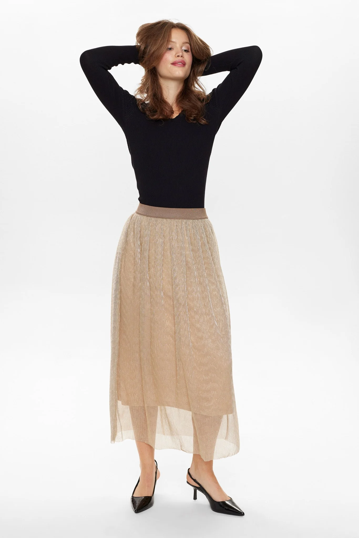NUSEA SKIRT - Gold - Image 6