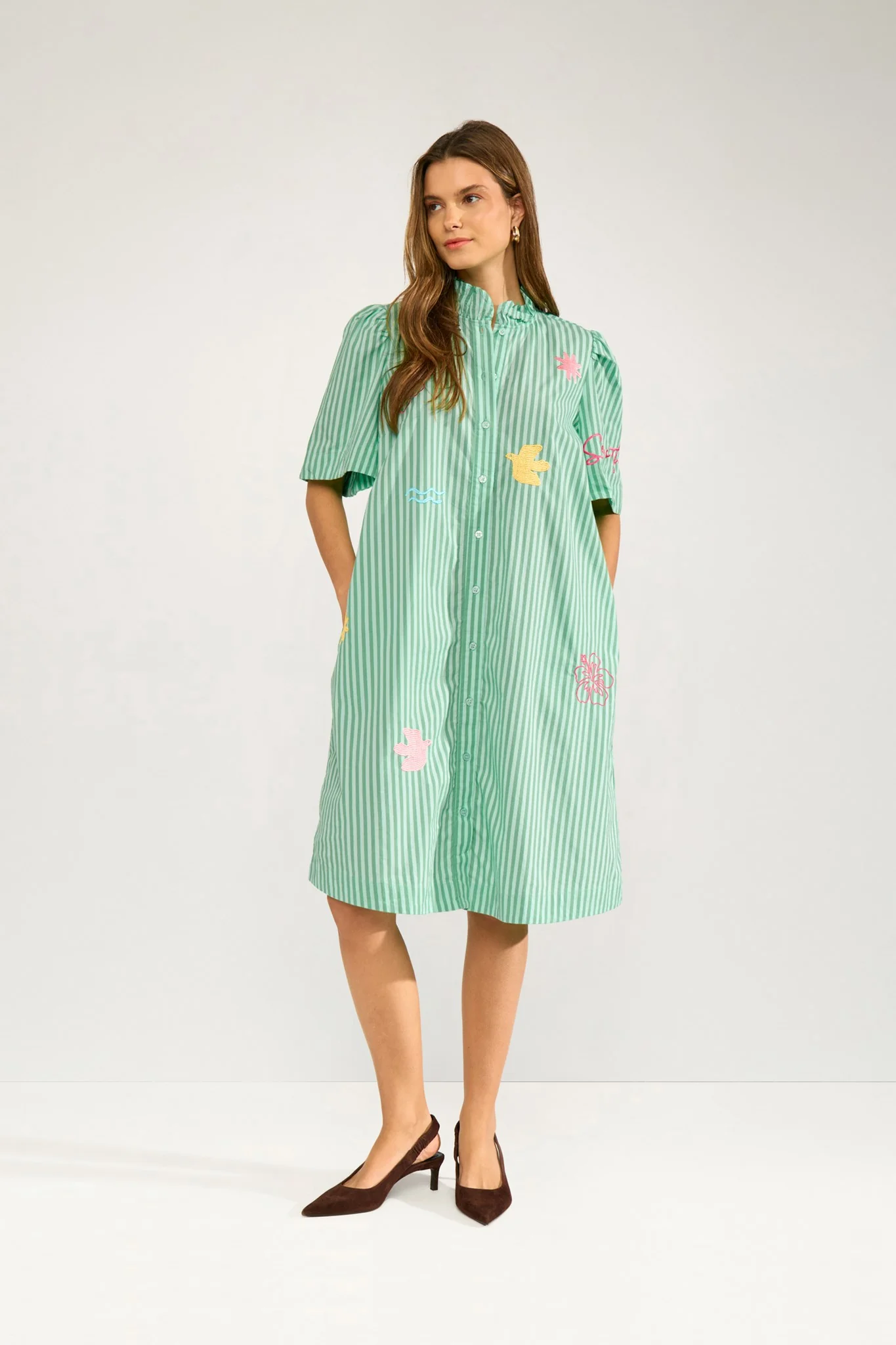 NUSEANNE DRESS - Absinthe Green - Image 3
