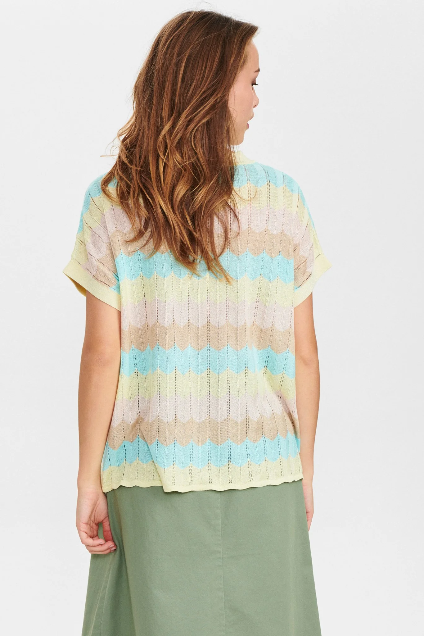 NUSERENA CAPSLEEVE PULLOVER - Popcorn - Image 2