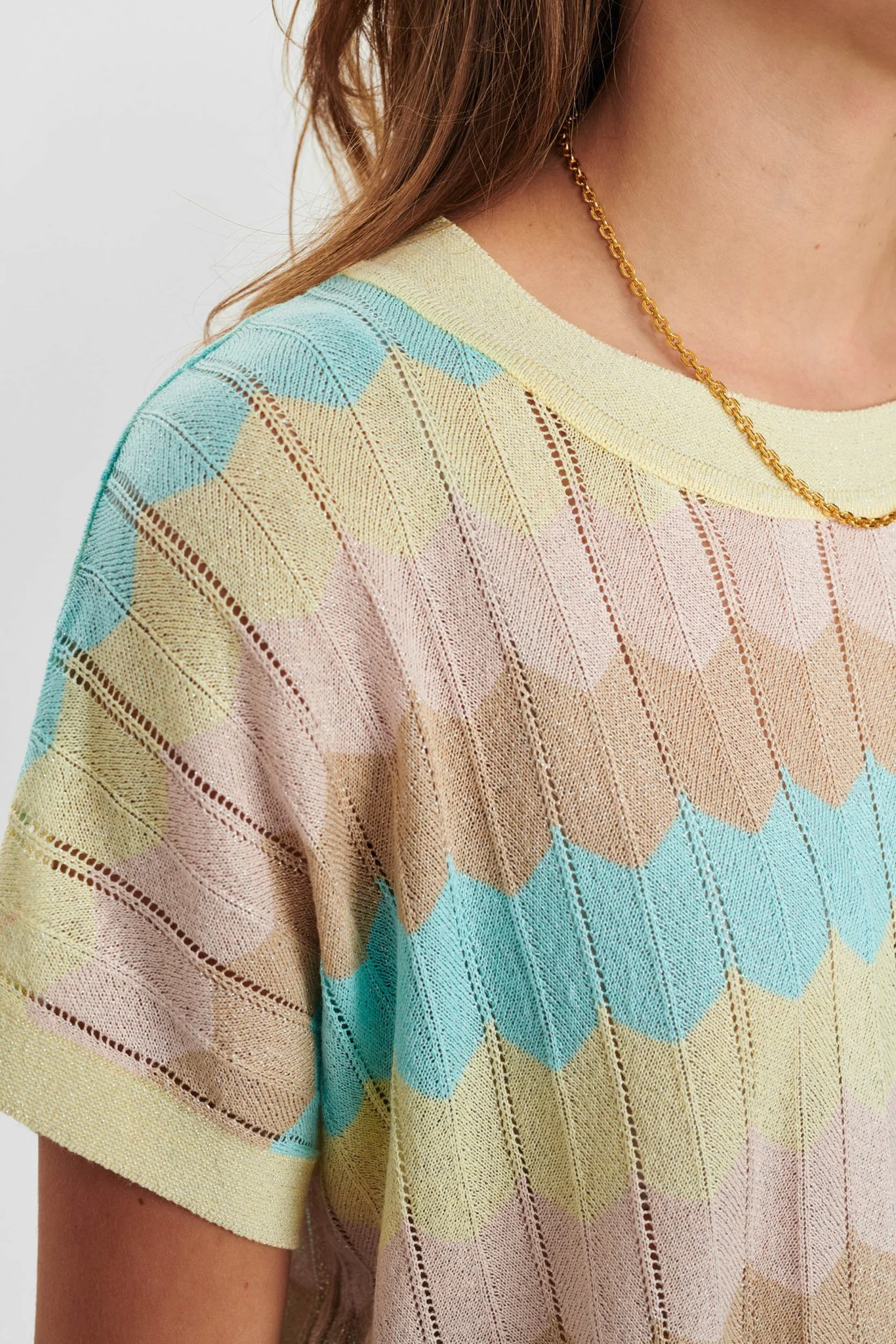 NUSERENA CAPSLEEVE PULLOVER - Popcorn - Image 4