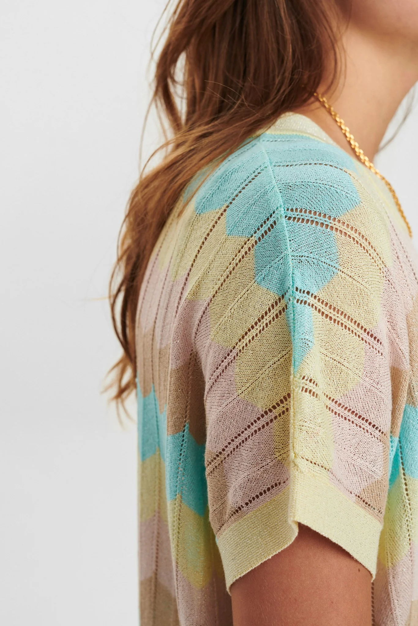 NUSERENA CAPSLEEVE PULLOVER - Popcorn - Image 5