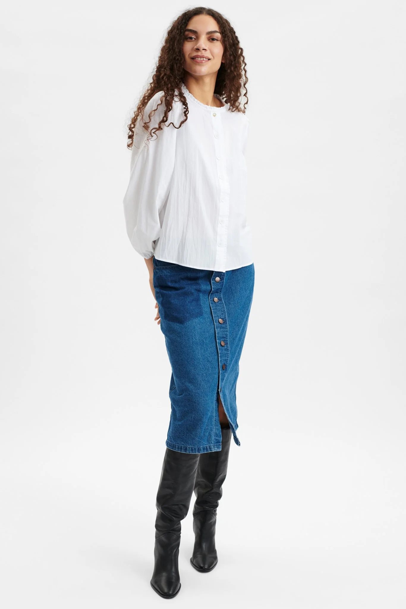 NUSHAPE SHIRT  - Bright White - Image 3