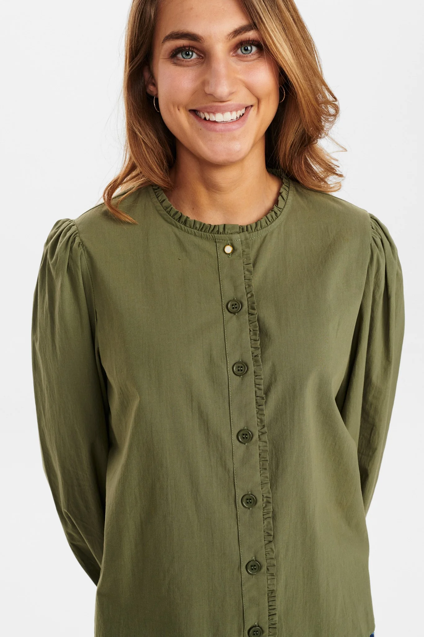 NUSHAPE SHIRT  - Deep Lichen Green - Image 4