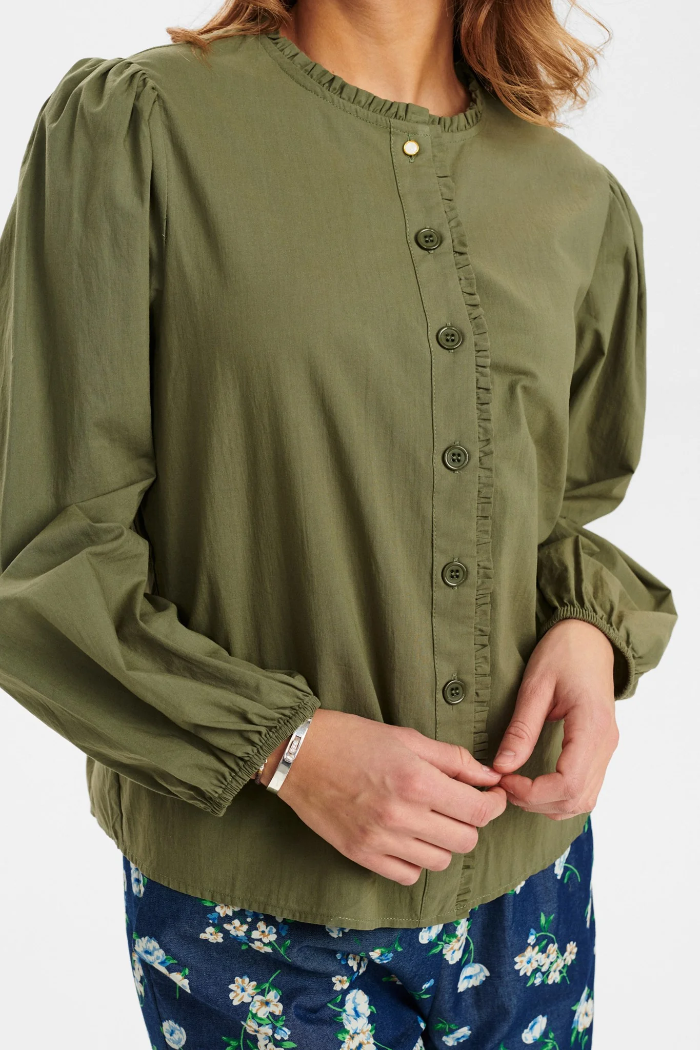NUSHAPE SHIRT  - Deep Lichen Green - Image 5