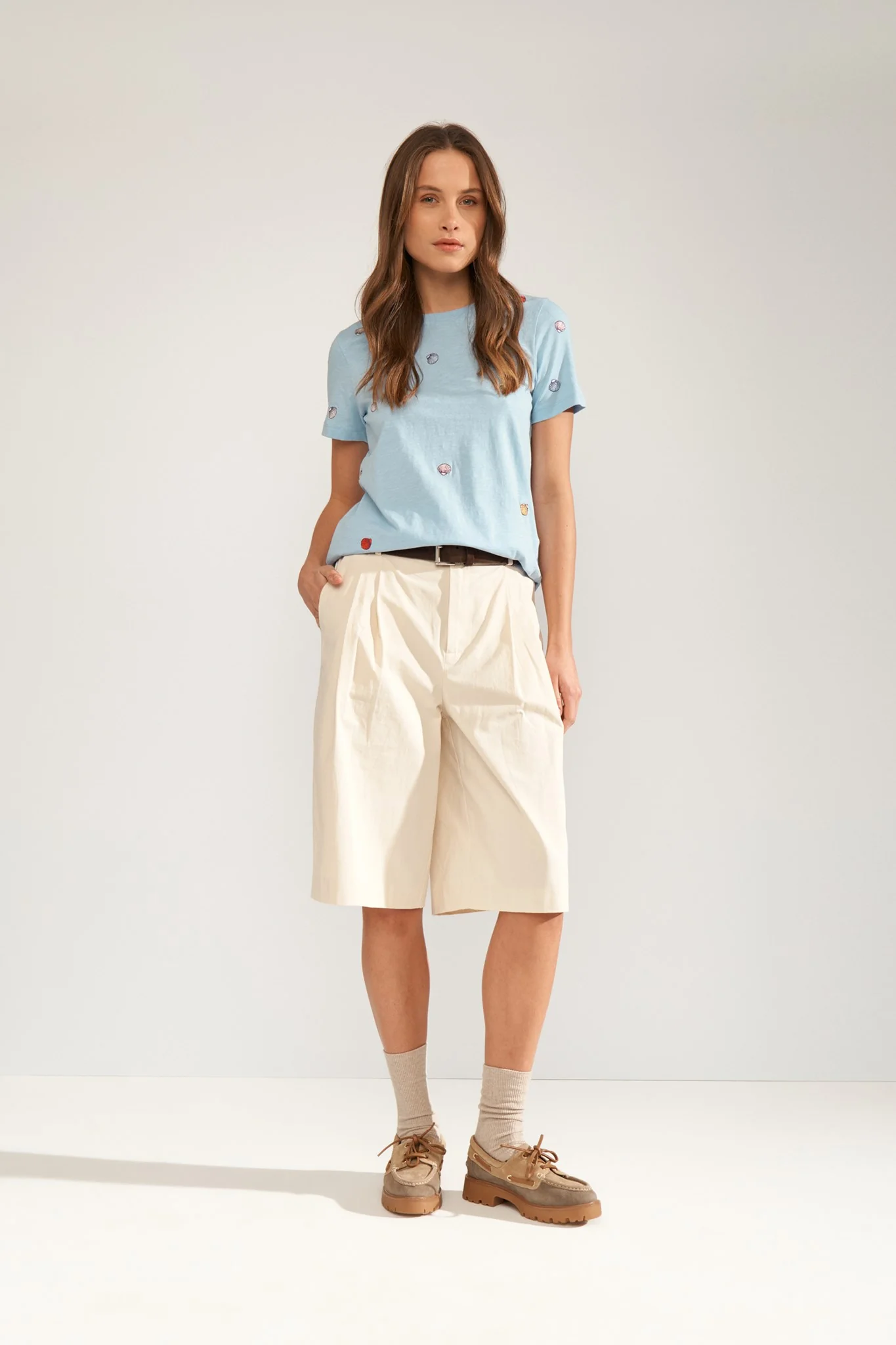 NUSHELLPA T-SHIRT - GOTS - Placid Blue - Image 3