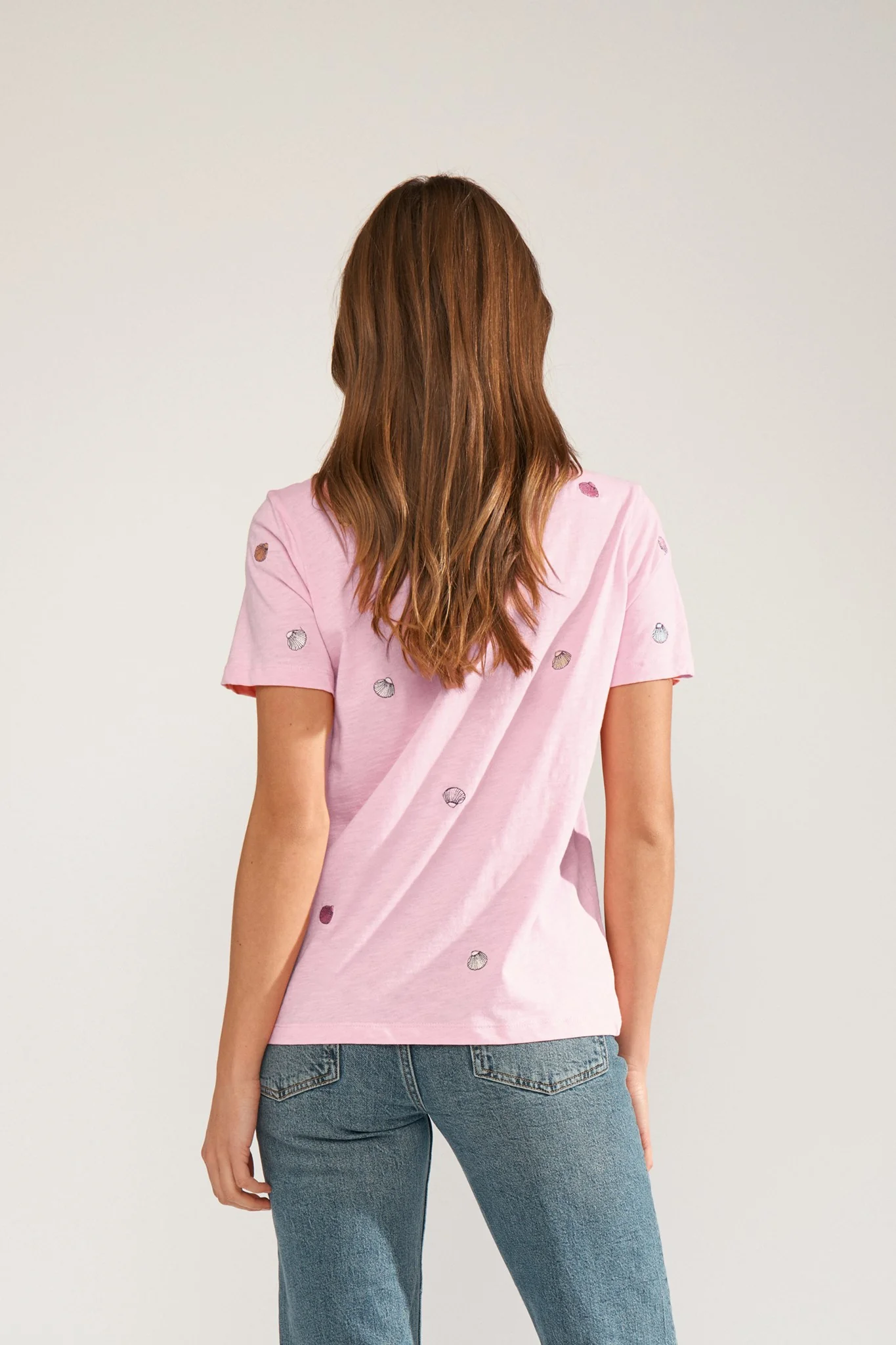 NUSHELLPA T-SHIRT - GOTS - Prism Pink - Image 2