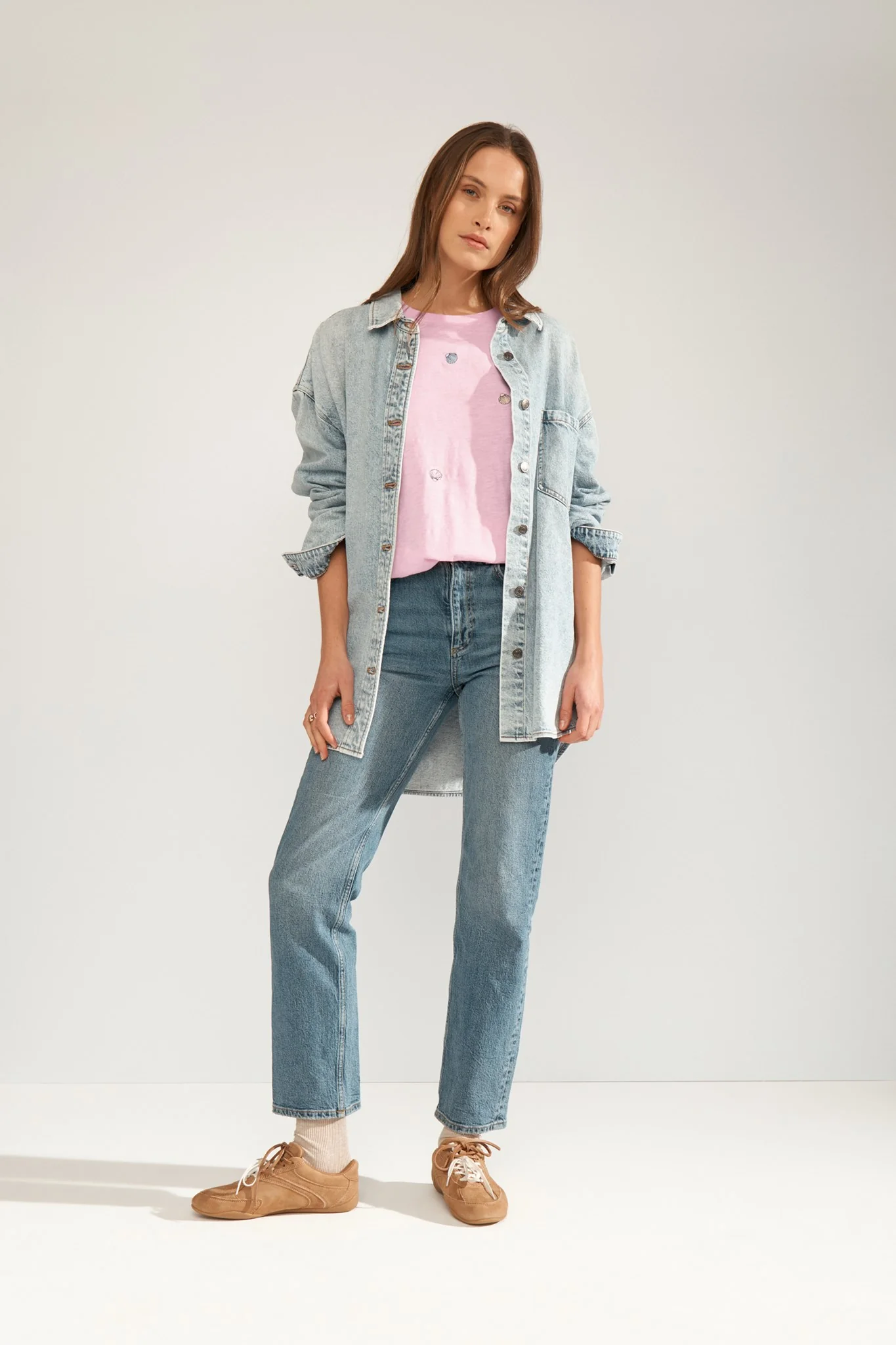 NUSHELLPA T-SHIRT - GOTS - Prism Pink - Image 3
