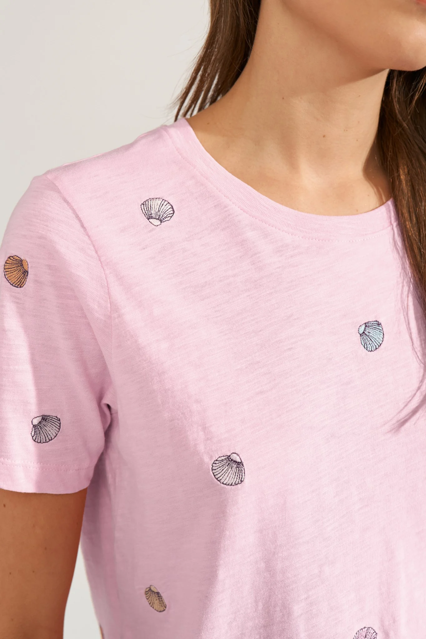 NUSHELLPA T-SHIRT - GOTS - Prism Pink - Image 4