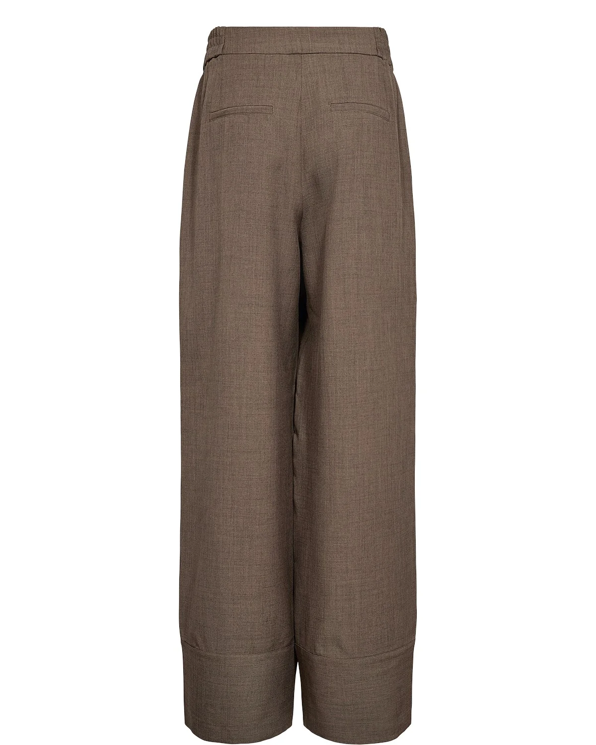 NUSHELLY PANTS - Brown Lentil Melange - Image 7