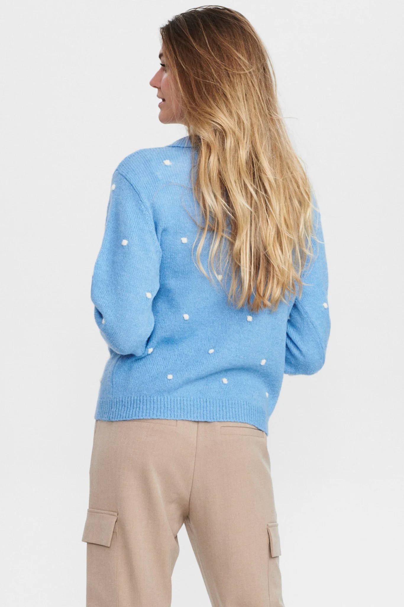 NUSHERIDAN CARDIGAN - Della Robbia Blue - Image 2