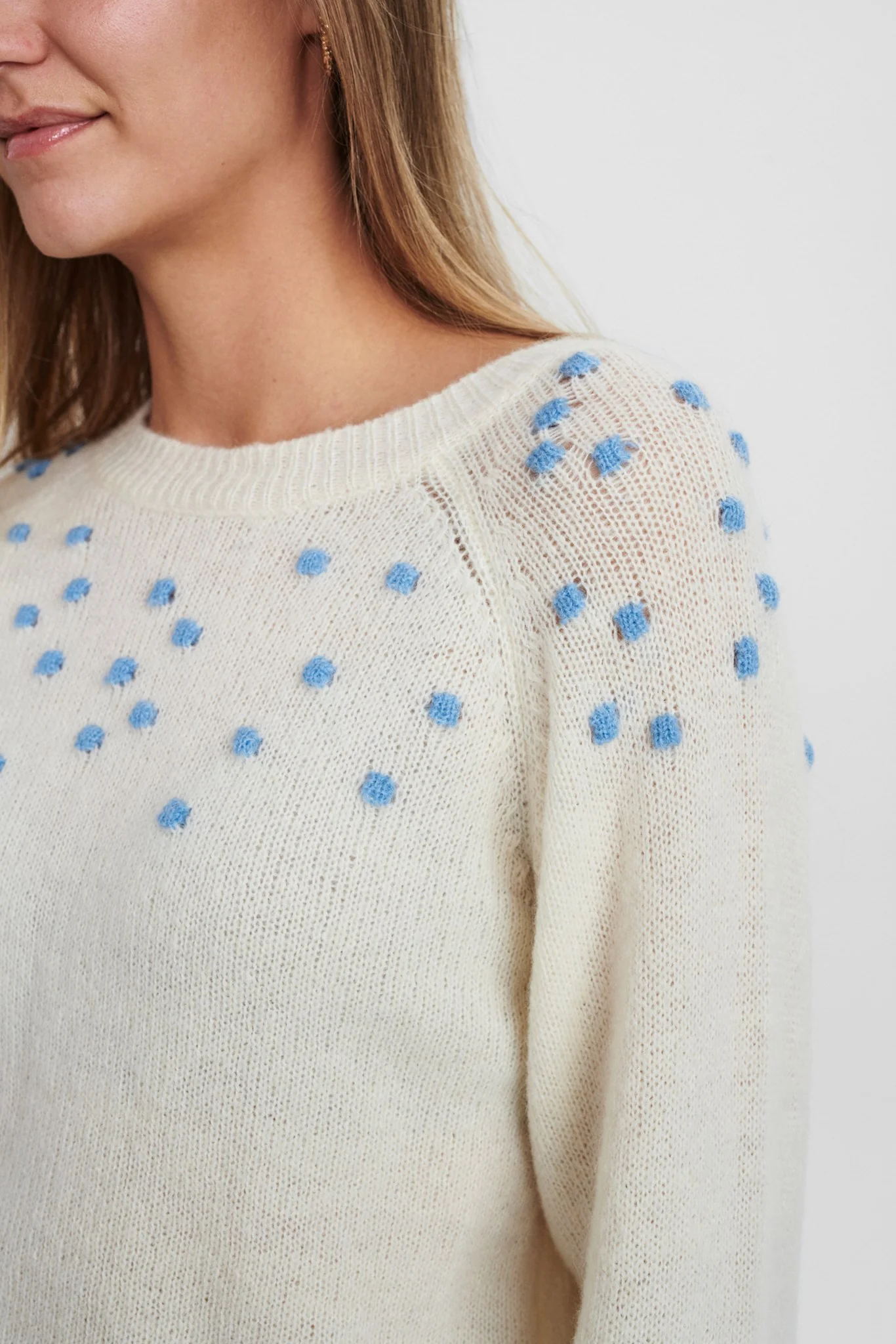 NUSHERIDAN PULLOVER - Cloud Dancer - Image 4