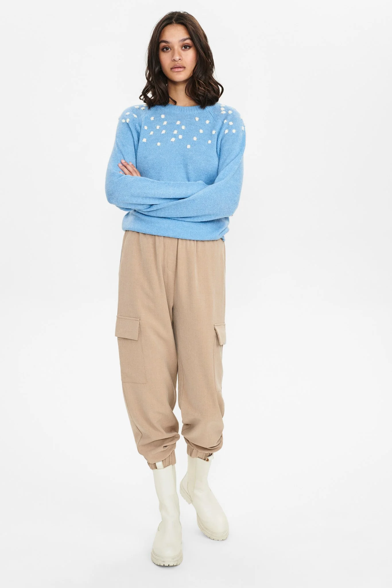 NUSHERIDAN PULLOVER - Della Robbia Blue - Image 3