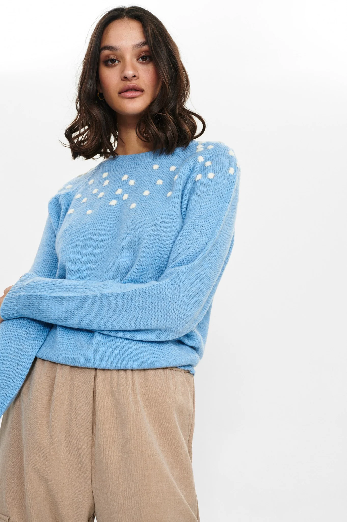NUSHERIDAN PULLOVER - Della Robbia Blue - Image 6