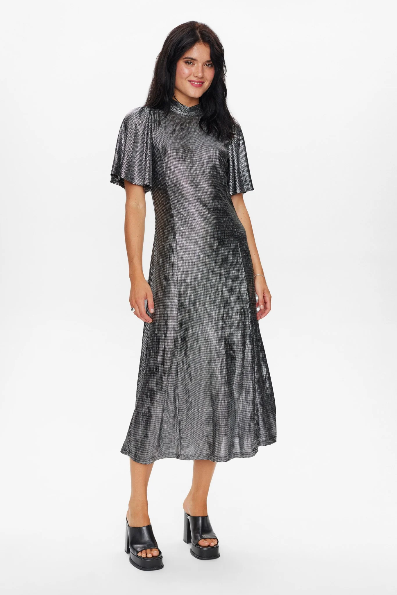 NUSIMMA DRESS - Silver - Image 6