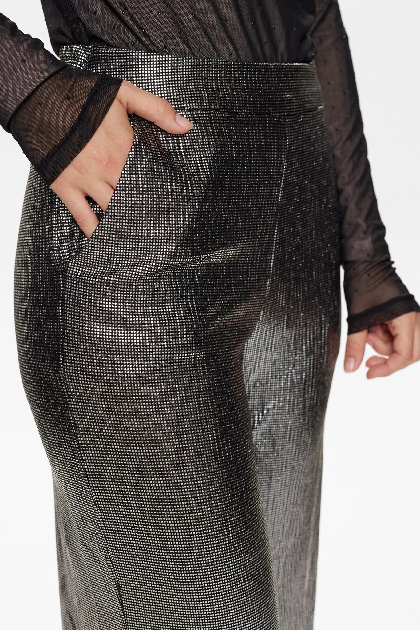 NUSIMMA PANTS - Silver - Image 4