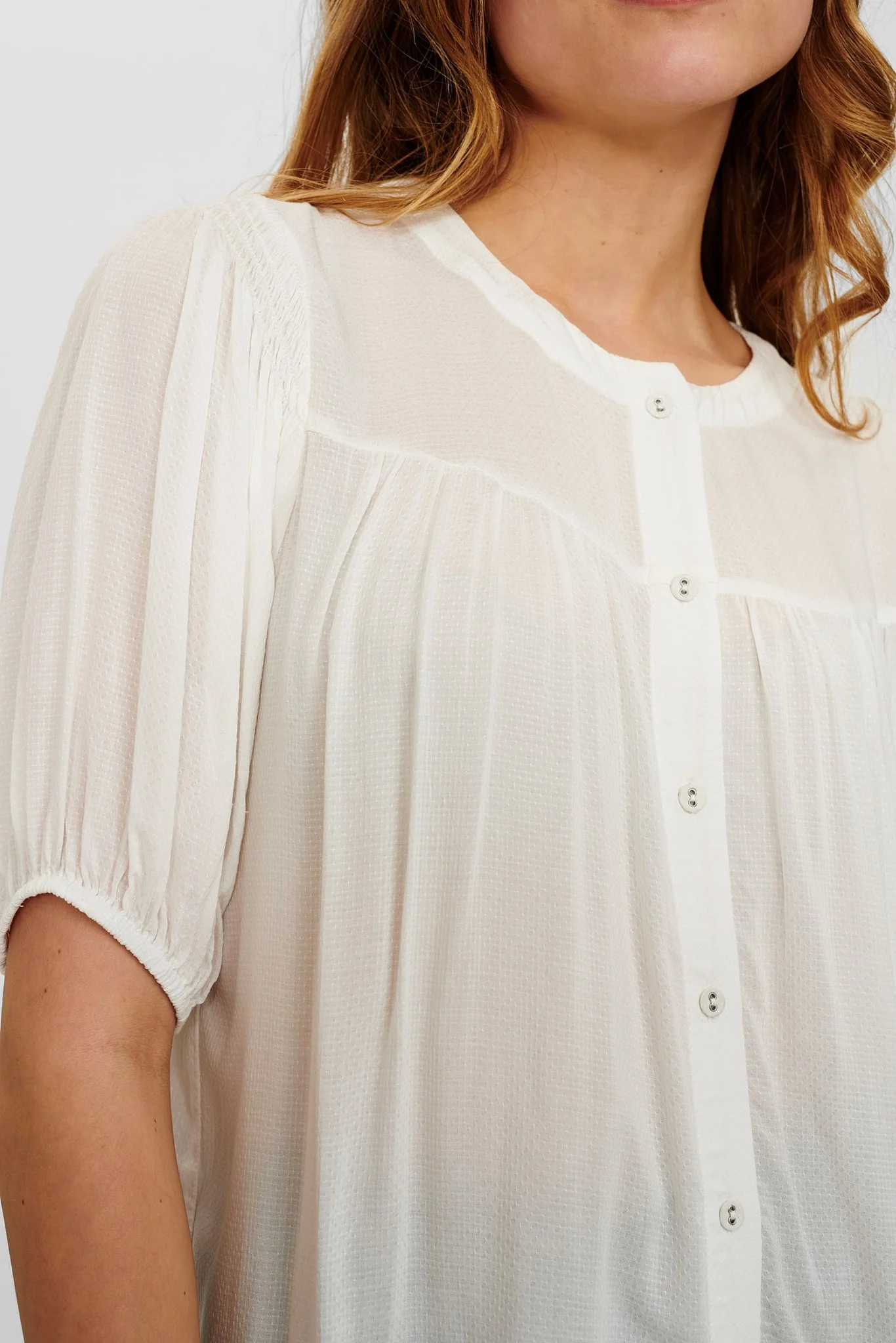 NUSINDY SS SHIIRT - Bright White - Image 4