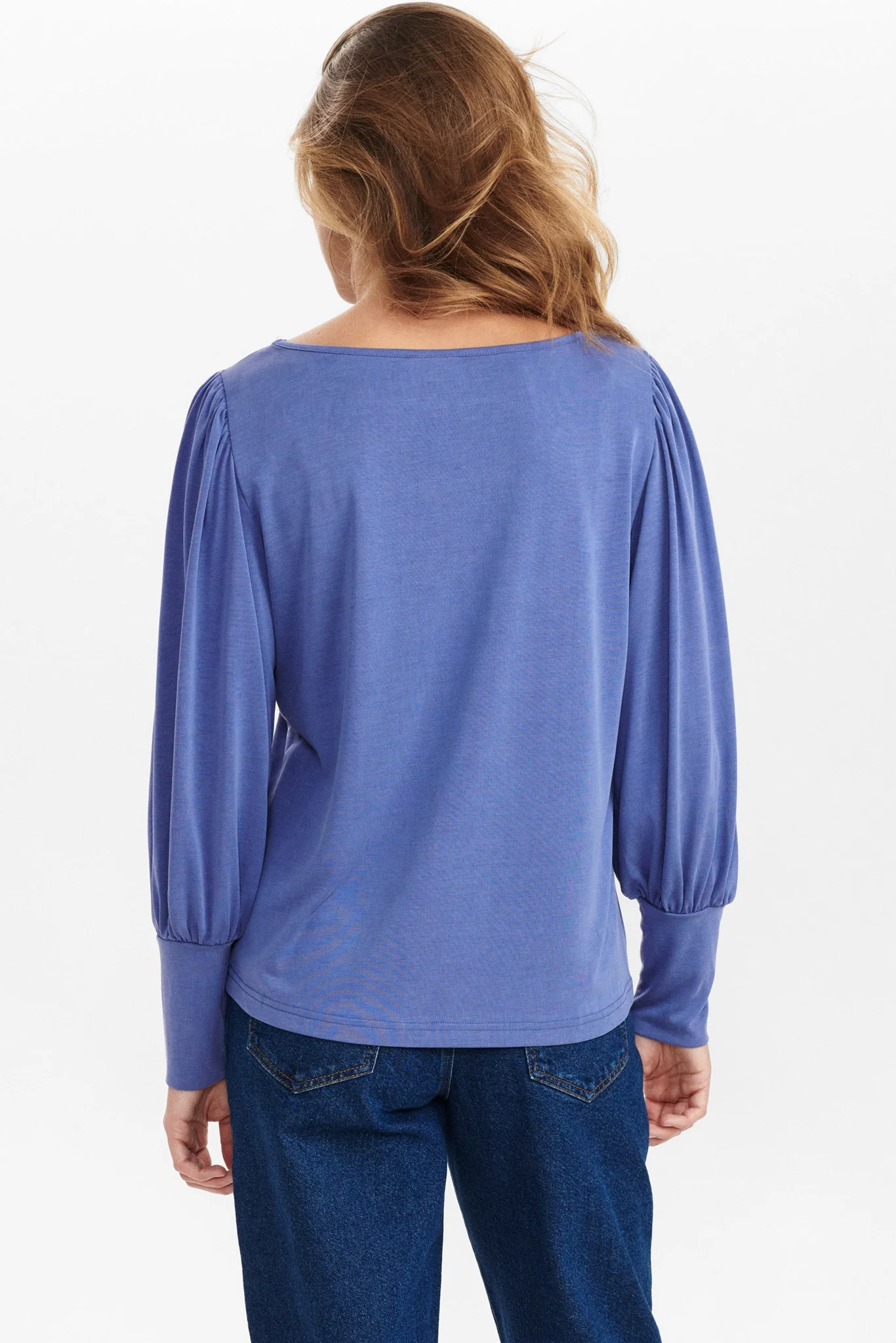 NUSOFIA JERSEY BLOUSE - Marlin - Image 2