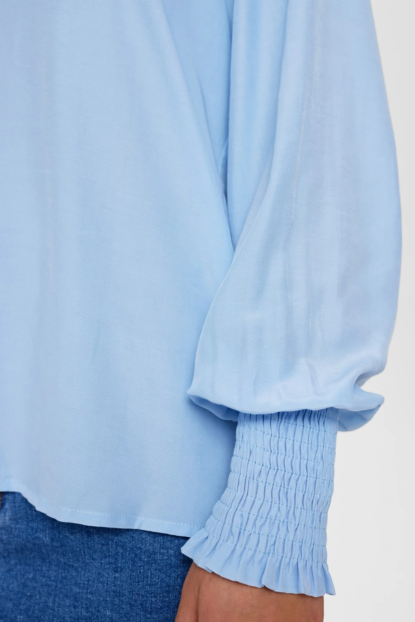 NUSOFTY NEW BLOUSE - Powder Blue - Image 5