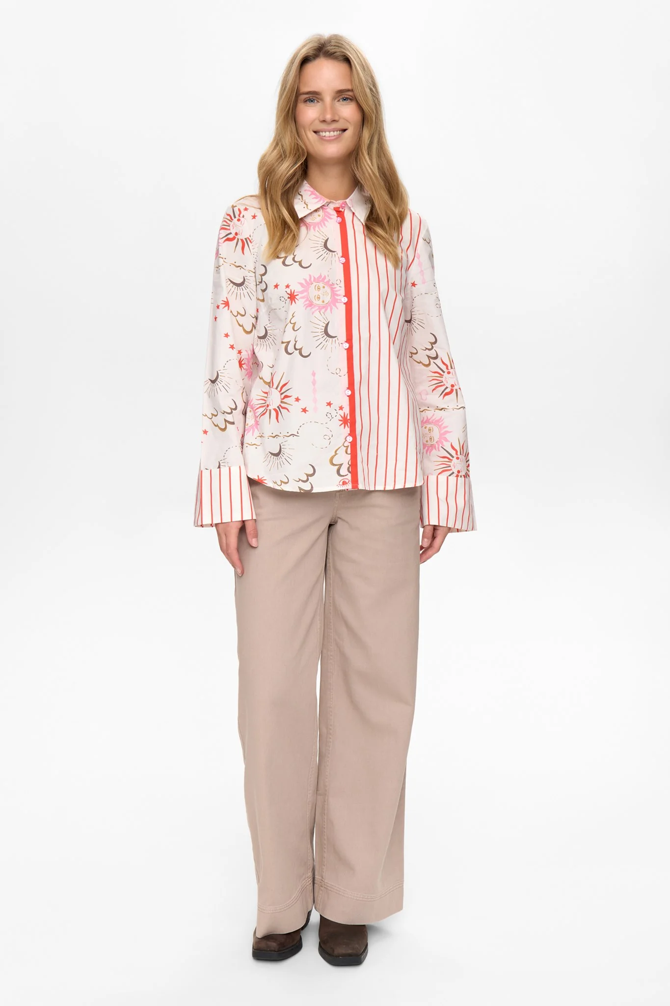 NUSOLEIMA MIX SHIRT - Cloud Dancer - Image 3