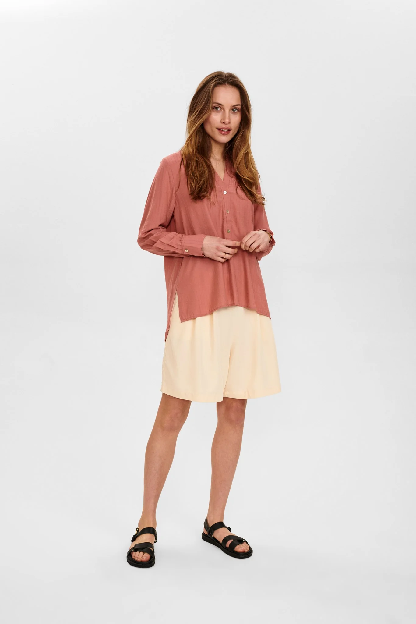 NUSONNY SHIRT - Ash Rose - Image 3
