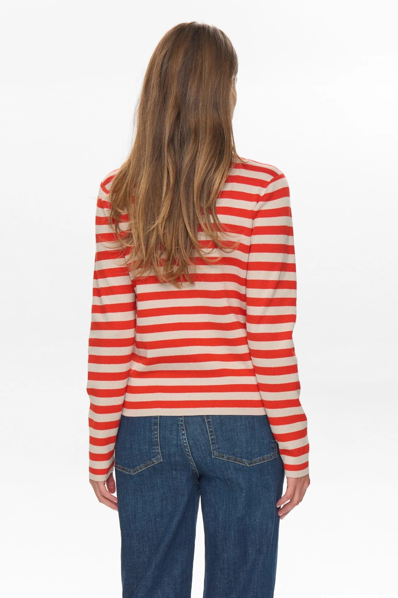 NUSTRIPY PULLOVER - Fiery Red - Image 2