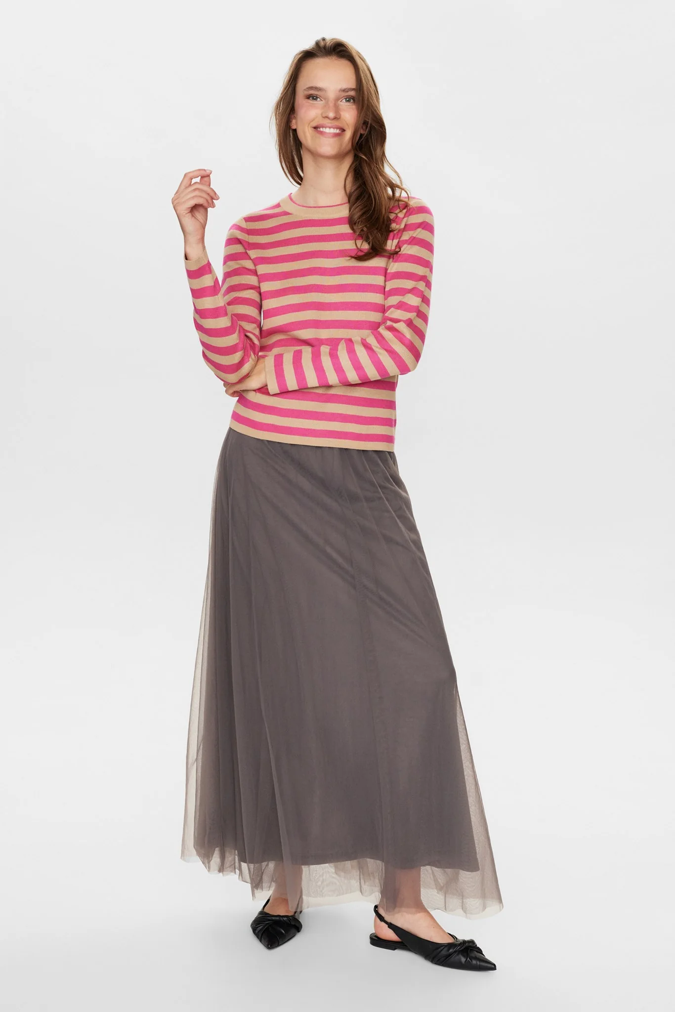 NUSTRIPY PULLOVER - Magenta - Image 3