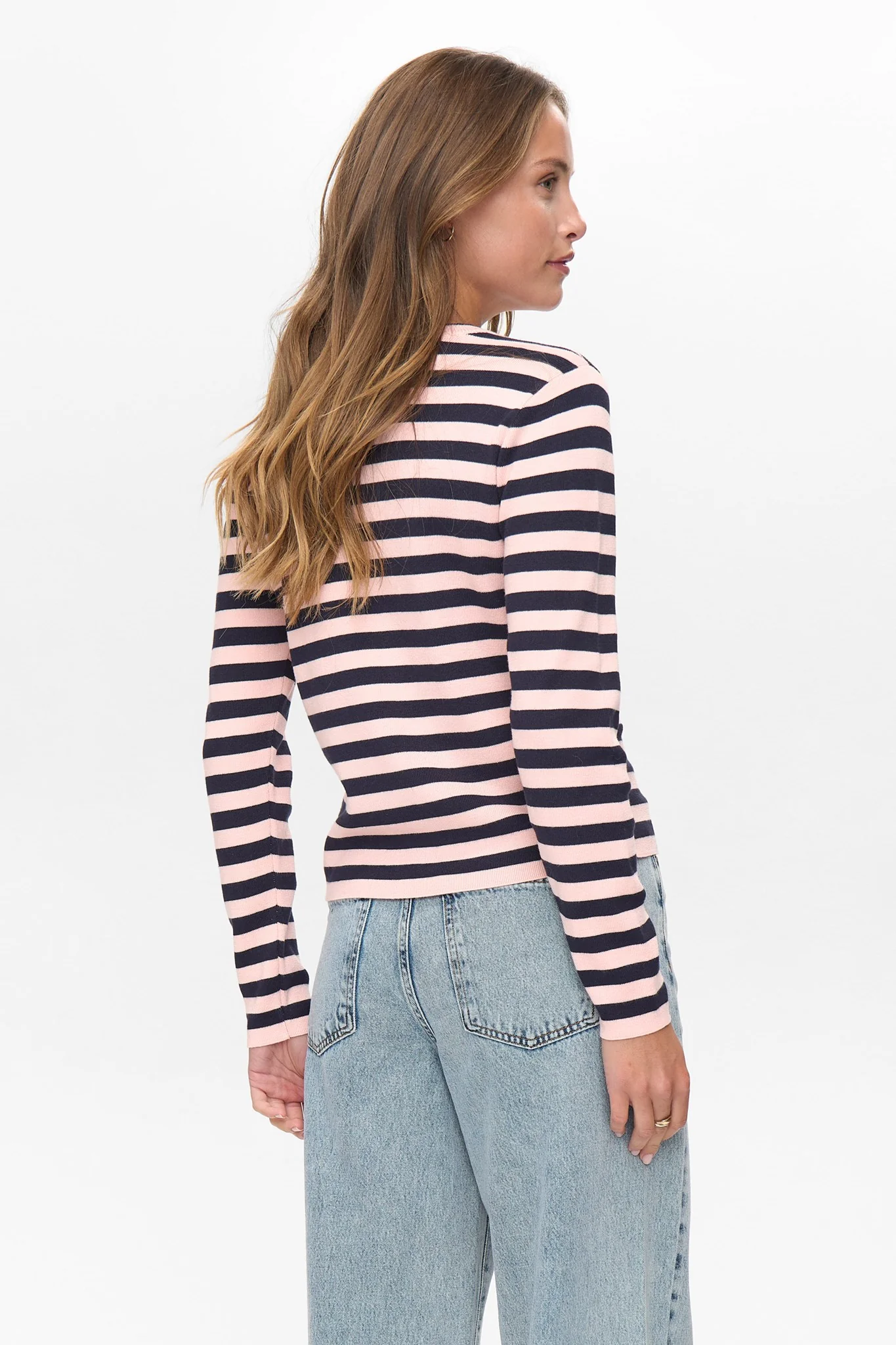 NUSTRIPY PULLOVER - Roseate Spoonbill - Image 2