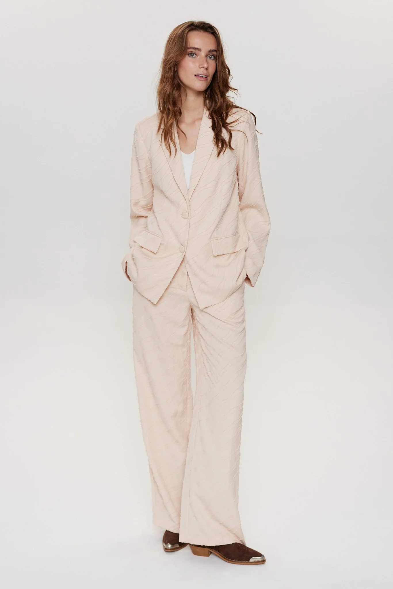 NUSTRUKKA BLAZER - Pearl - Image 3